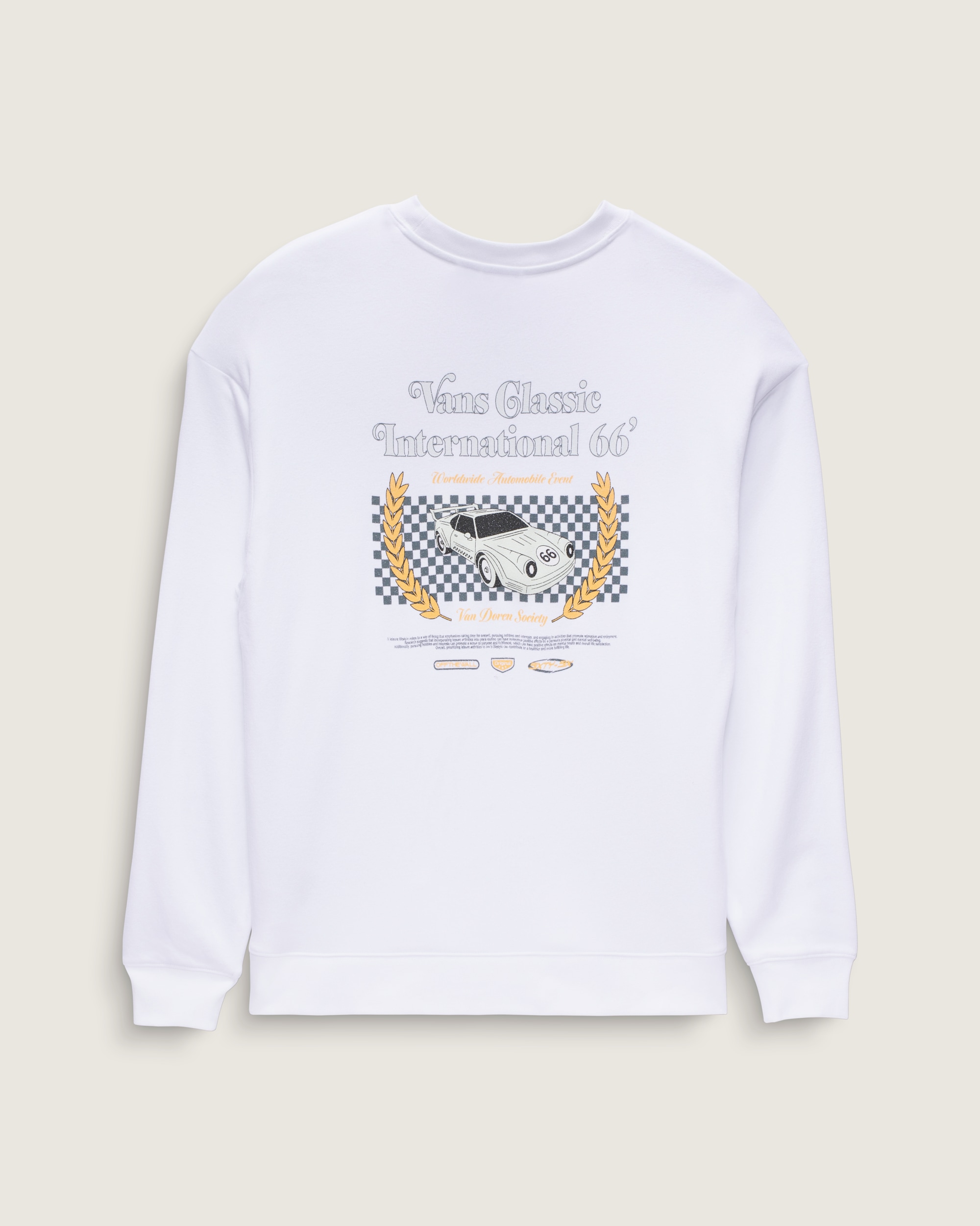 Sport International 66 Crew Sweatshirt VANS White ALT4