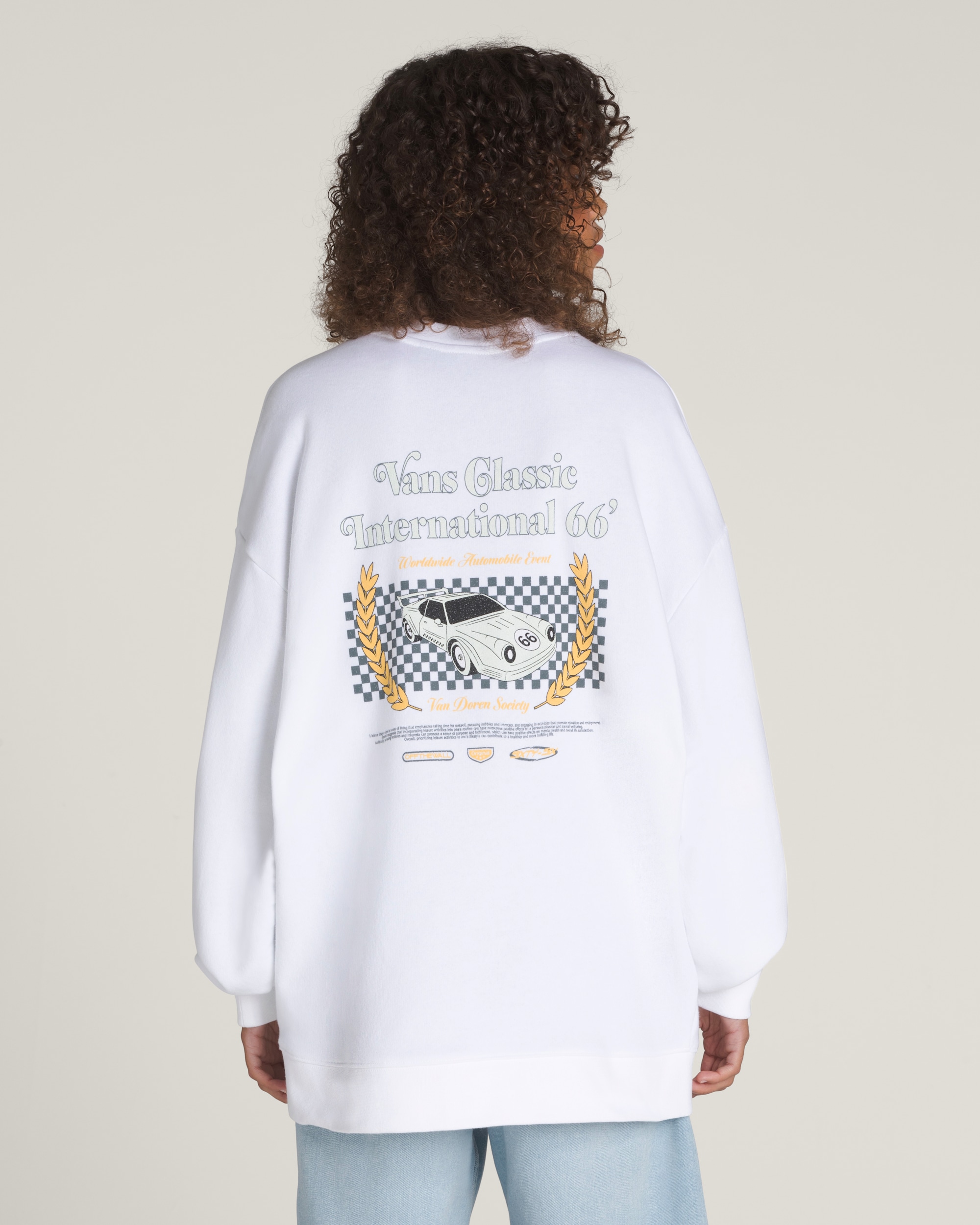 Sport International 66 Crew Sweatshirt VANS White HERO