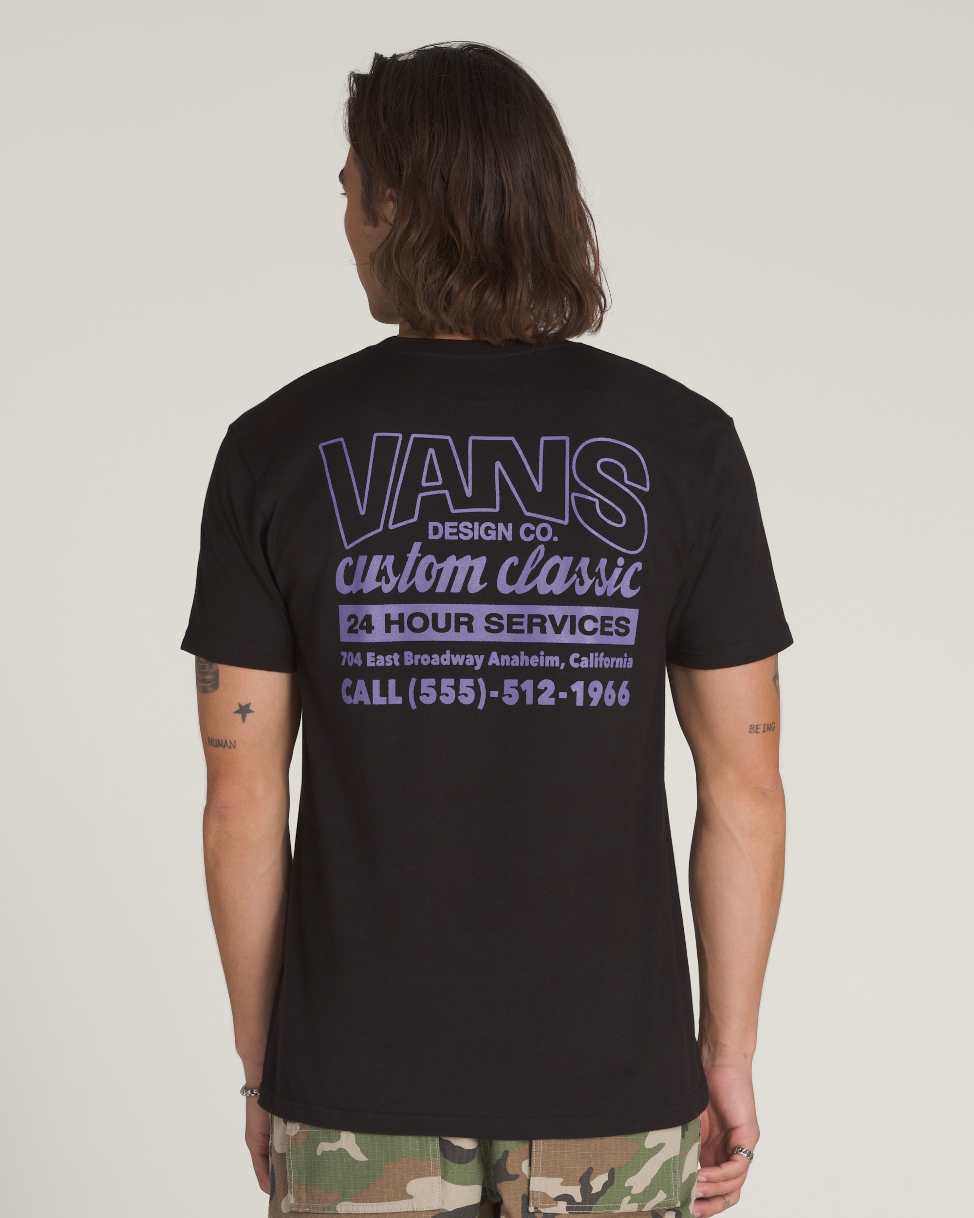 Shop Front TShirt VANS Black HERO