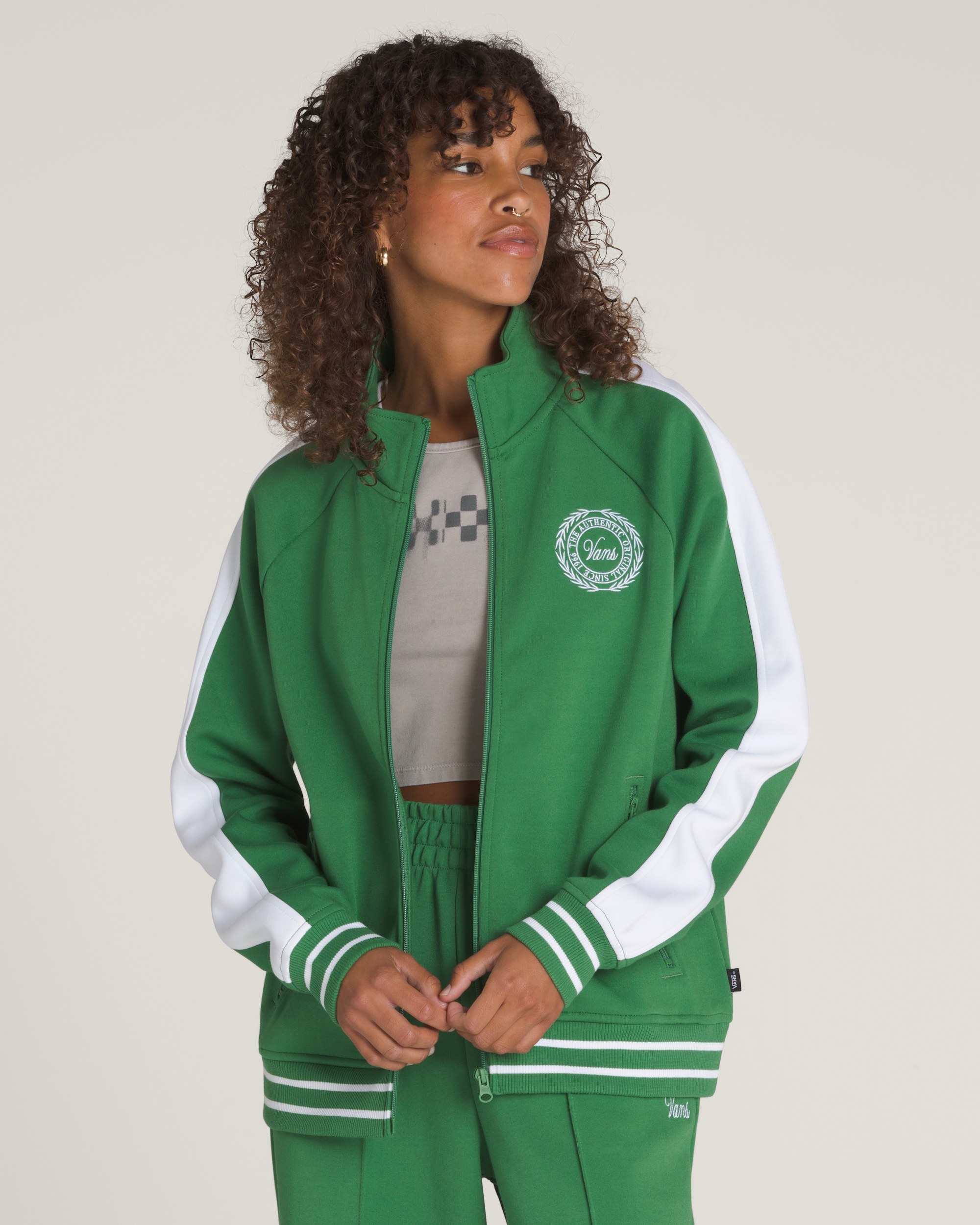 Relay Track Jacket VANS Fairway Green HERO