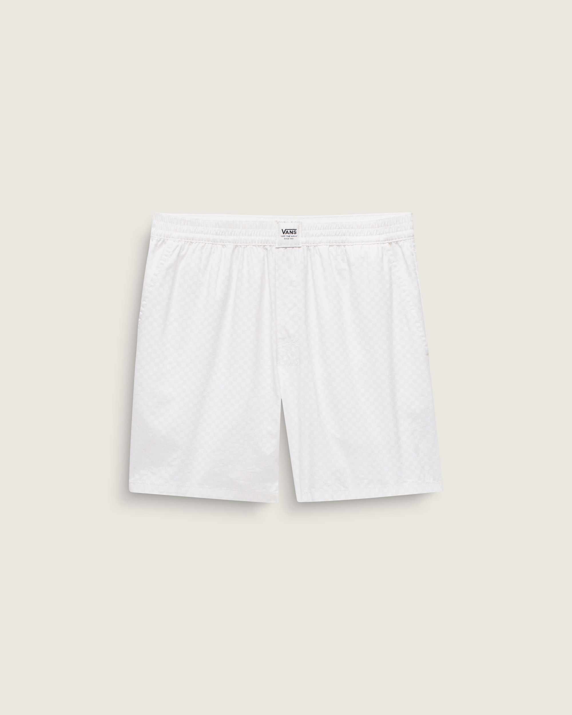 Alicia Checkerboard 35 Boxer Shorts VANS White ALT4