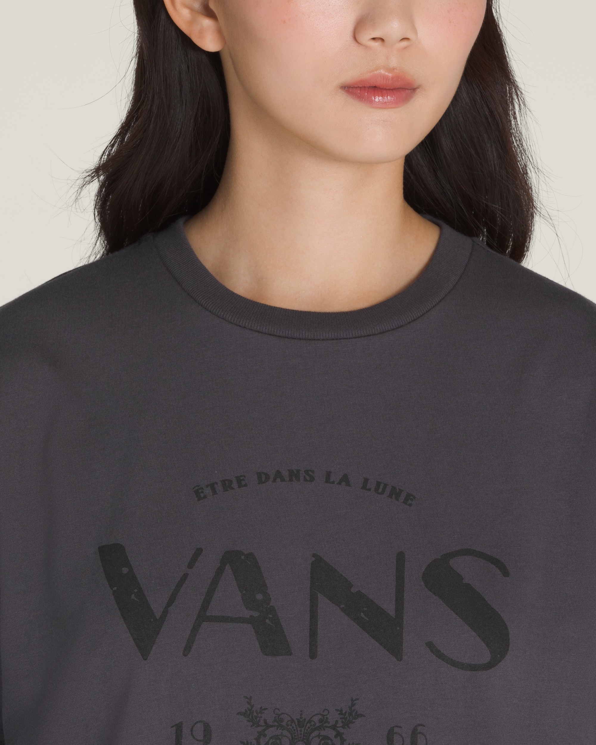 French Lost Thoughts TShirt VANS Asphalt Grey ALT2
