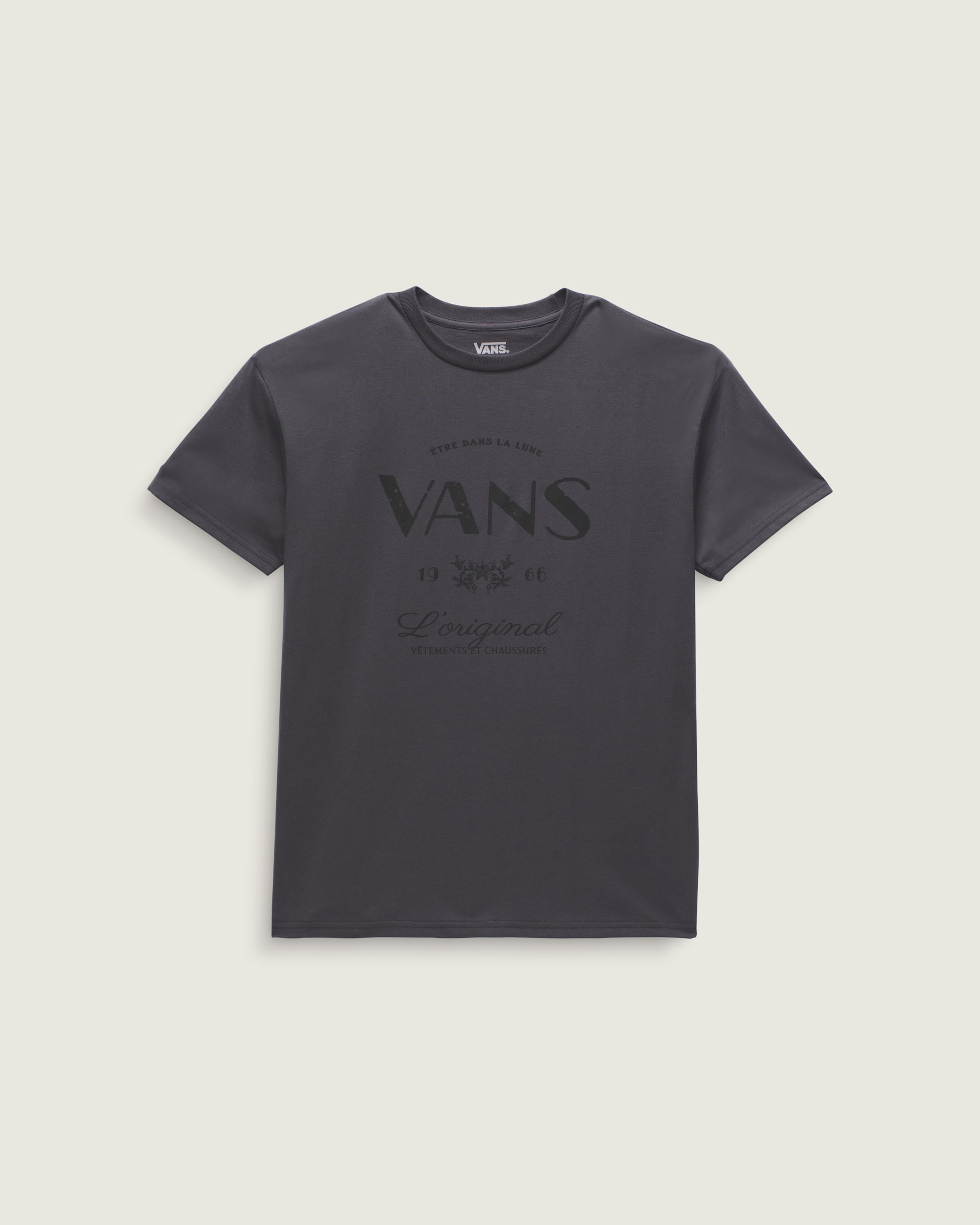 French Lost Thoughts TShirt VANS Asphalt Grey ALT3