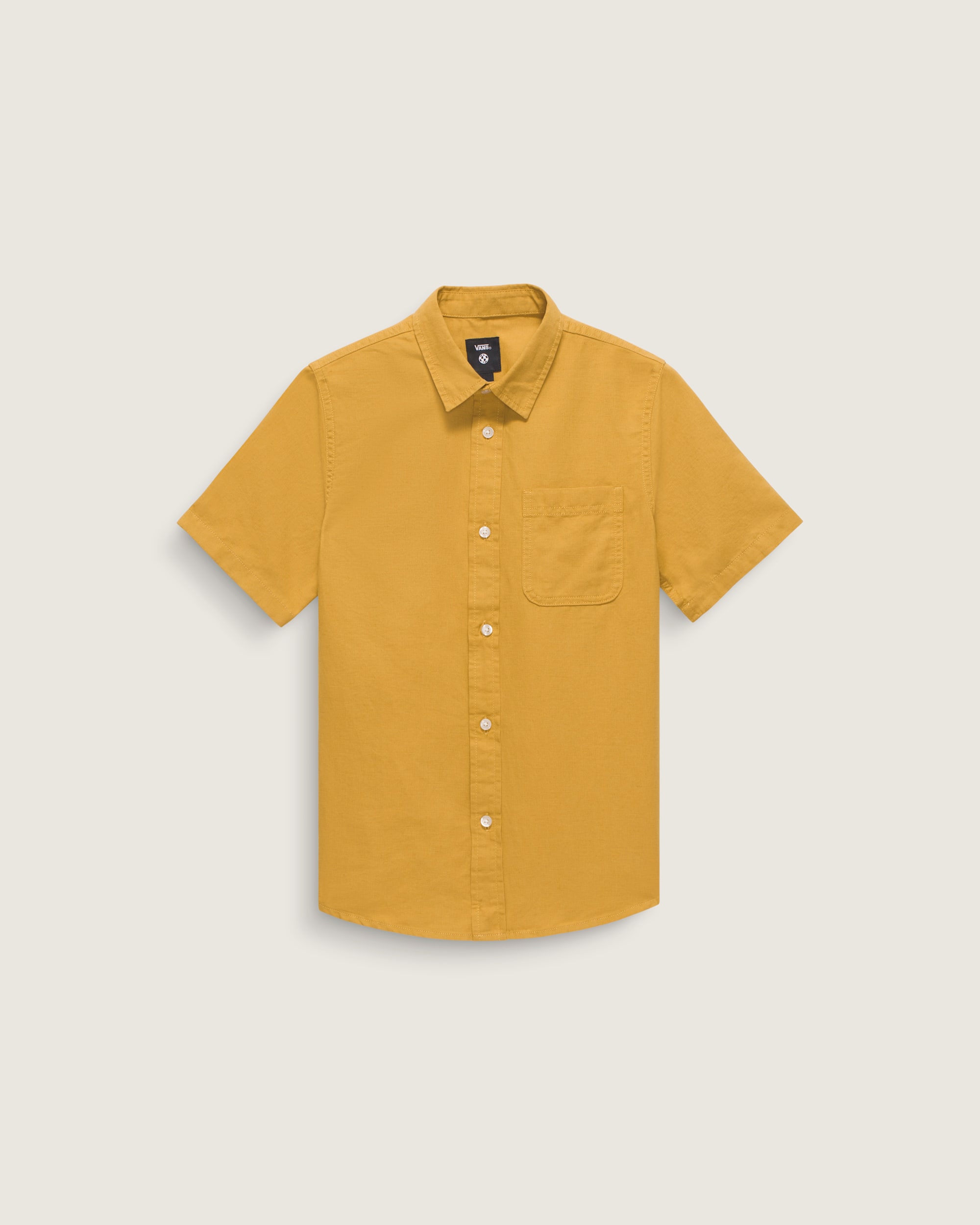 Kids Lawson Woven Shirt VANS Harvest Gold Yellow ALT4