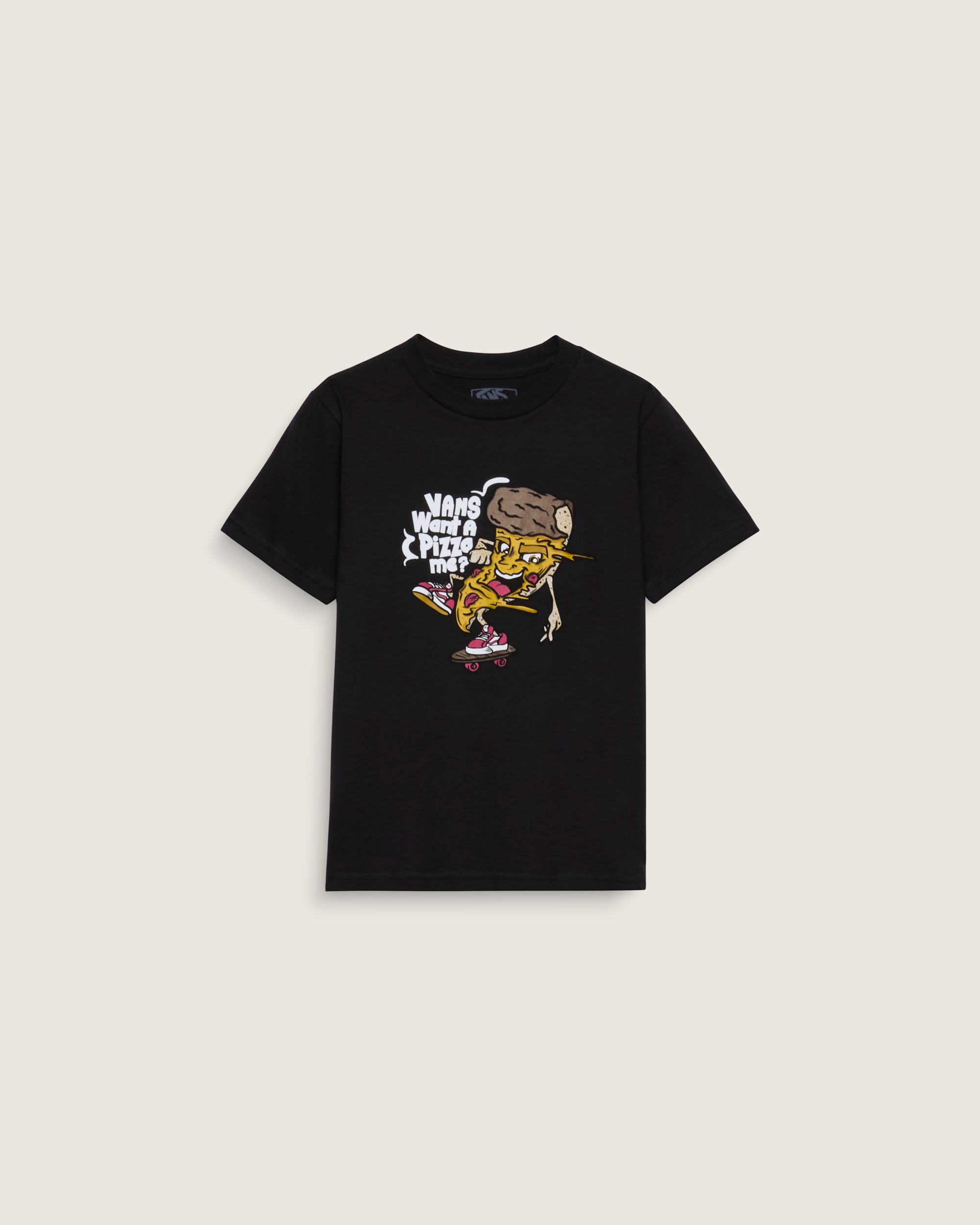 Little Kids Pizza Me TShirt VANS Black HERO