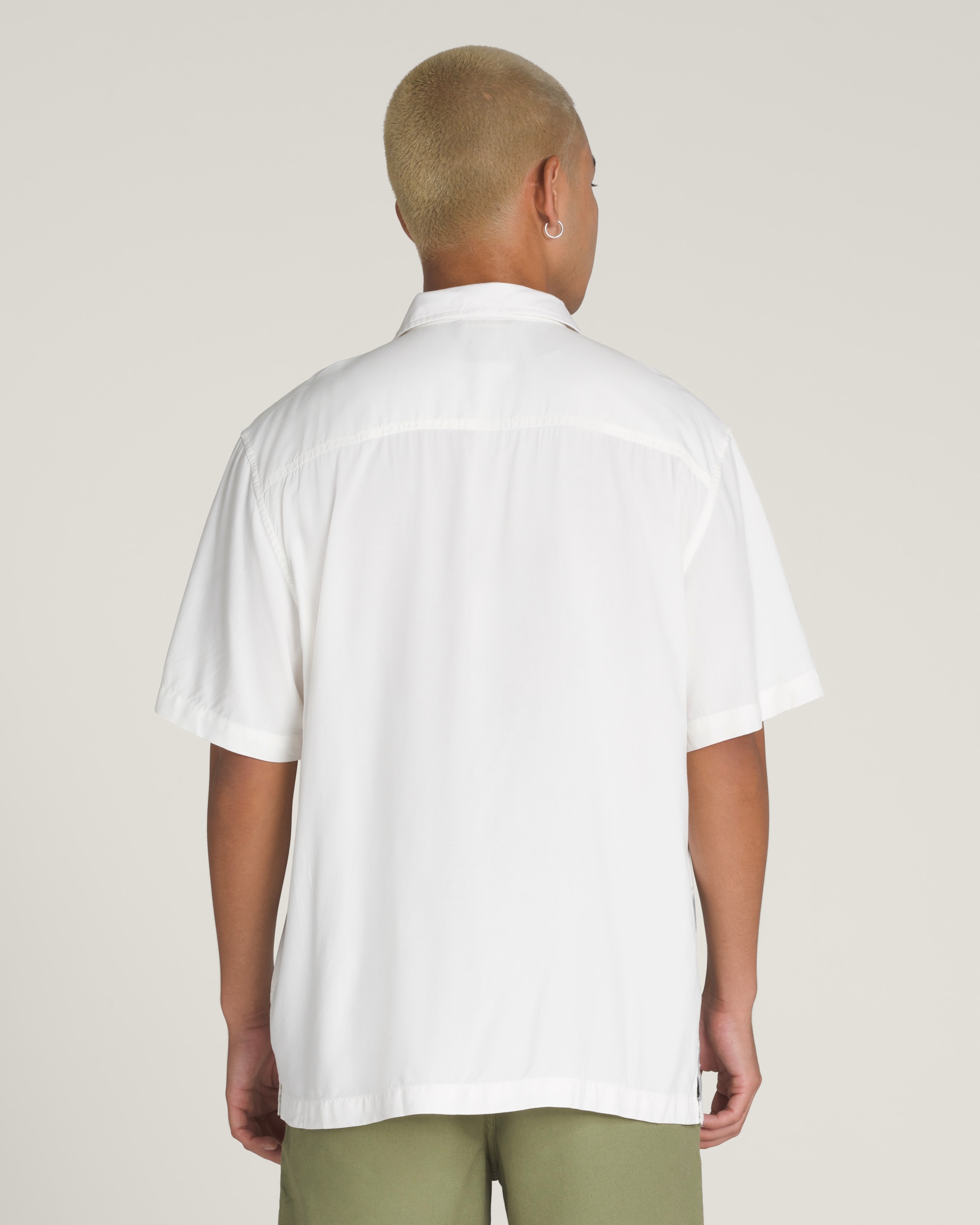 Creswell Woven Shirt VANS White  Grey ALT1