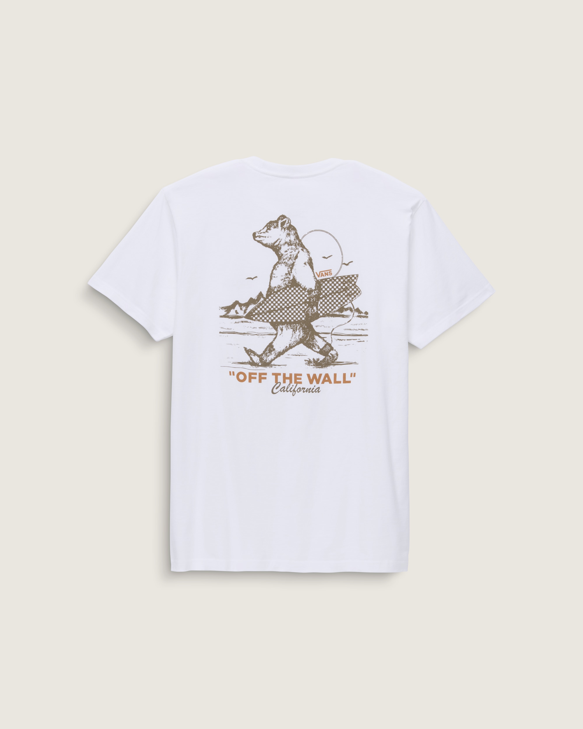California Bear Stroll TShirt VANS White HERO