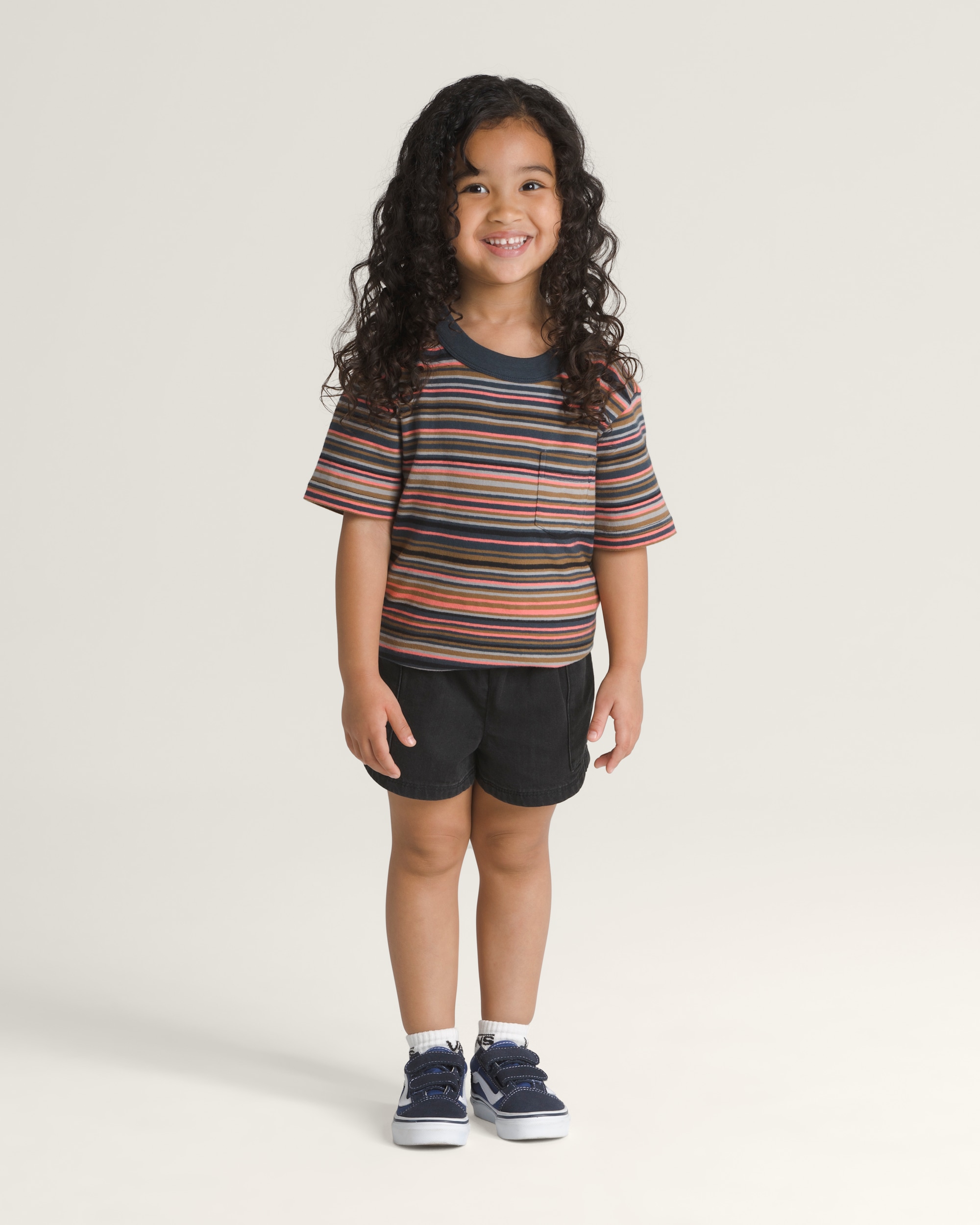 Little Kids Joy Ruffled Shorts VANS Black ALT1