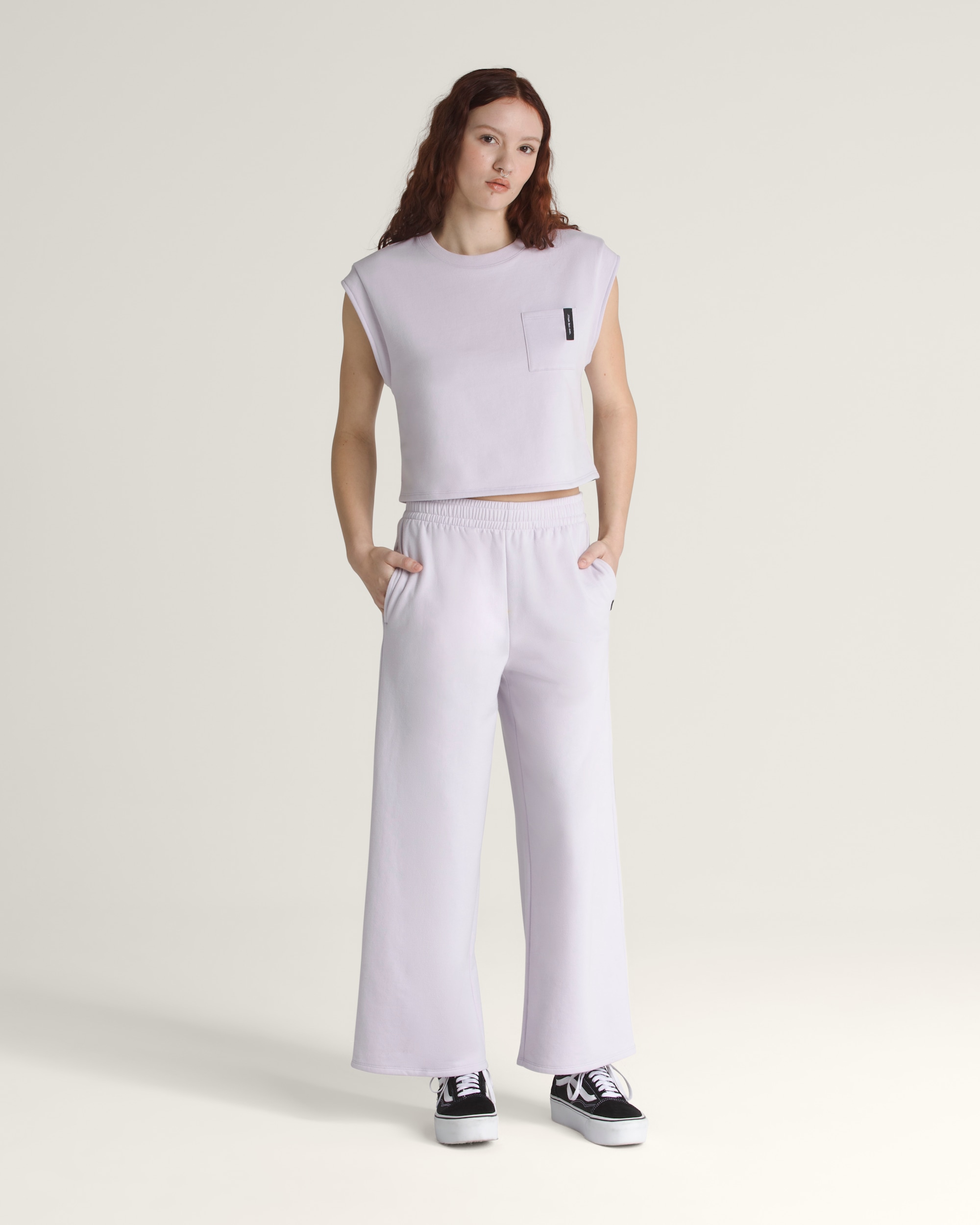 Bryn Sleeveless Top VANS Evening Haze Grey ALT2