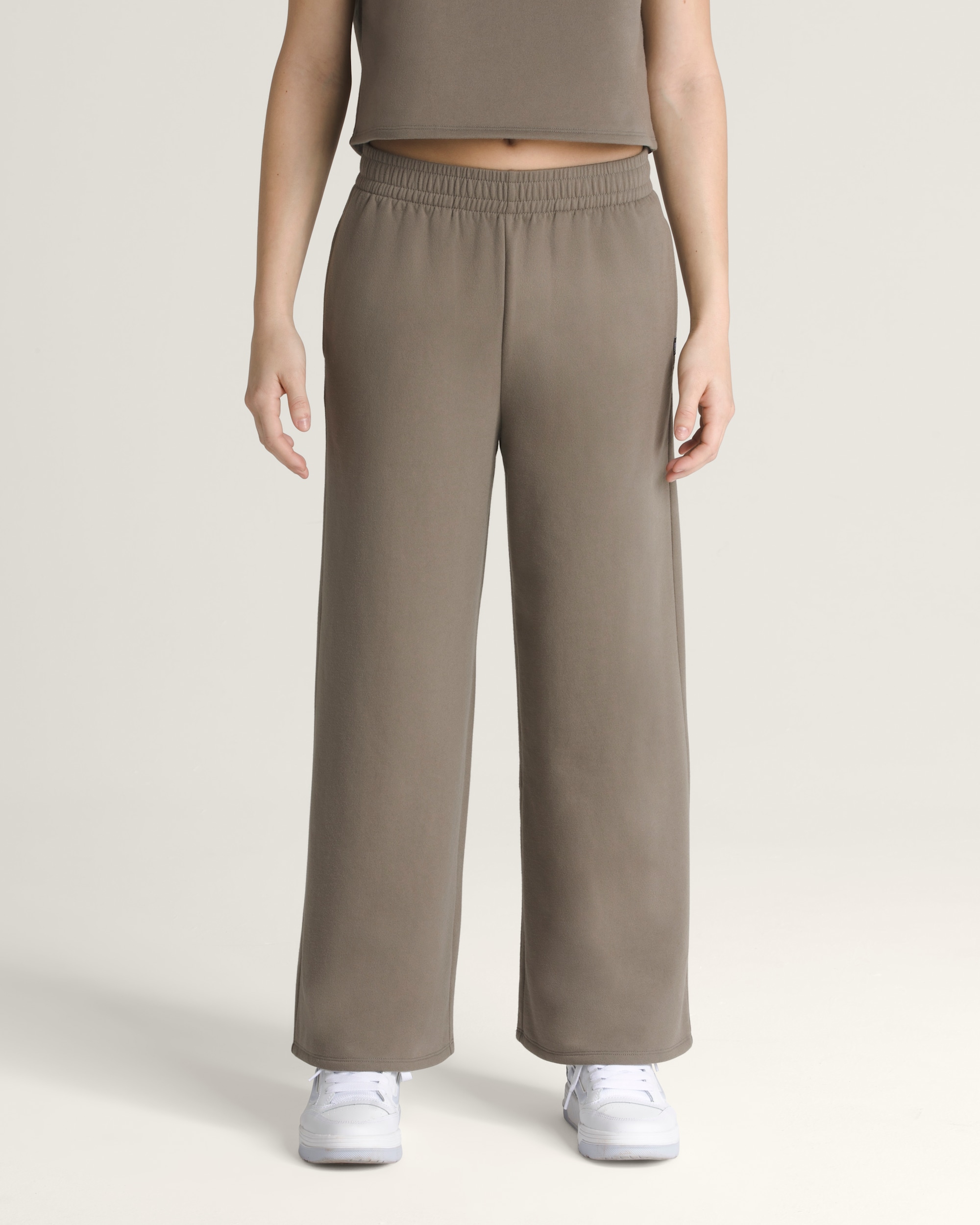 Bryn Wide Leg Pants VANS Bungee Cord Brown HERO