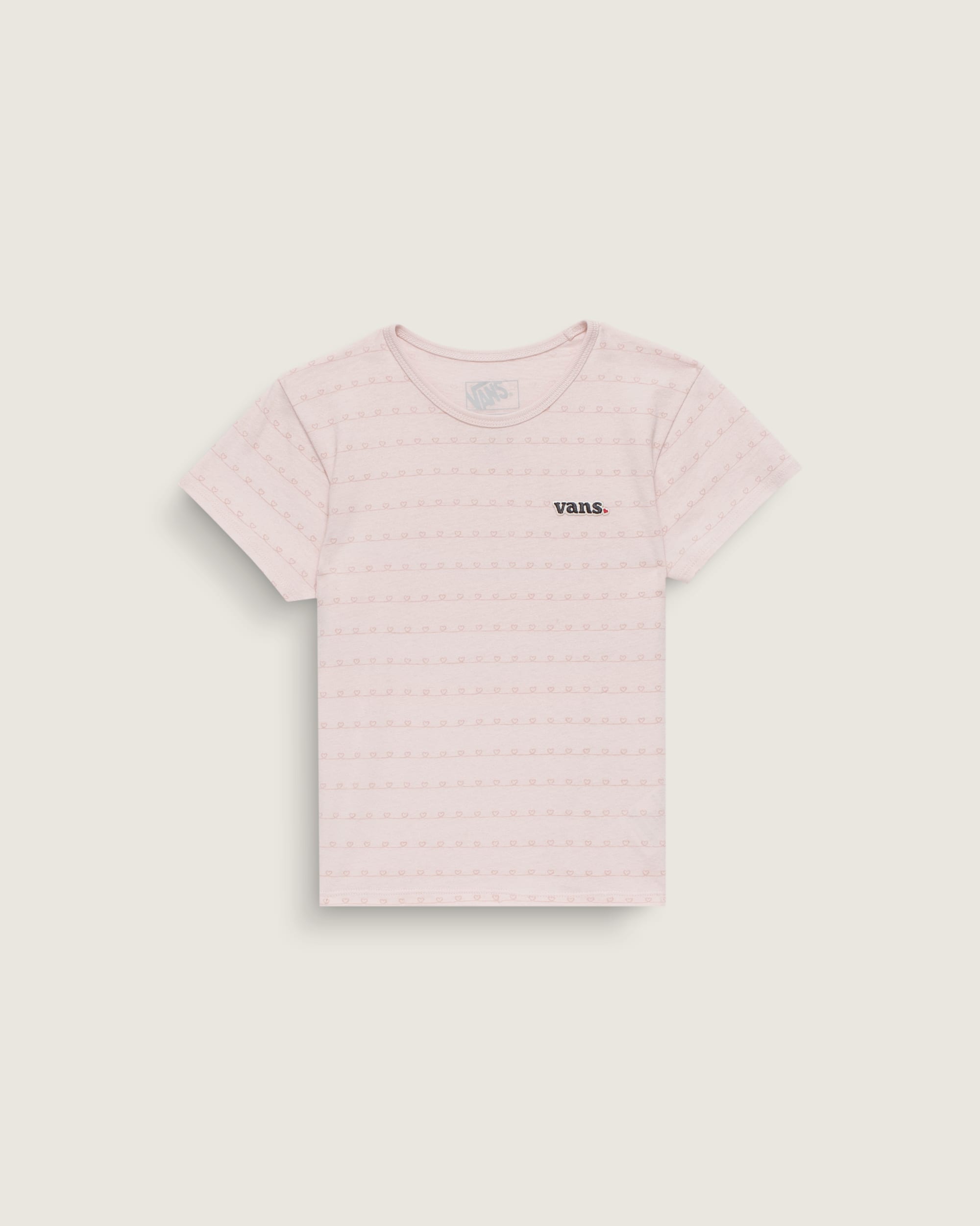 Kids Ribbon Mini TShirt VANS Sepia Rose Pink ALT4