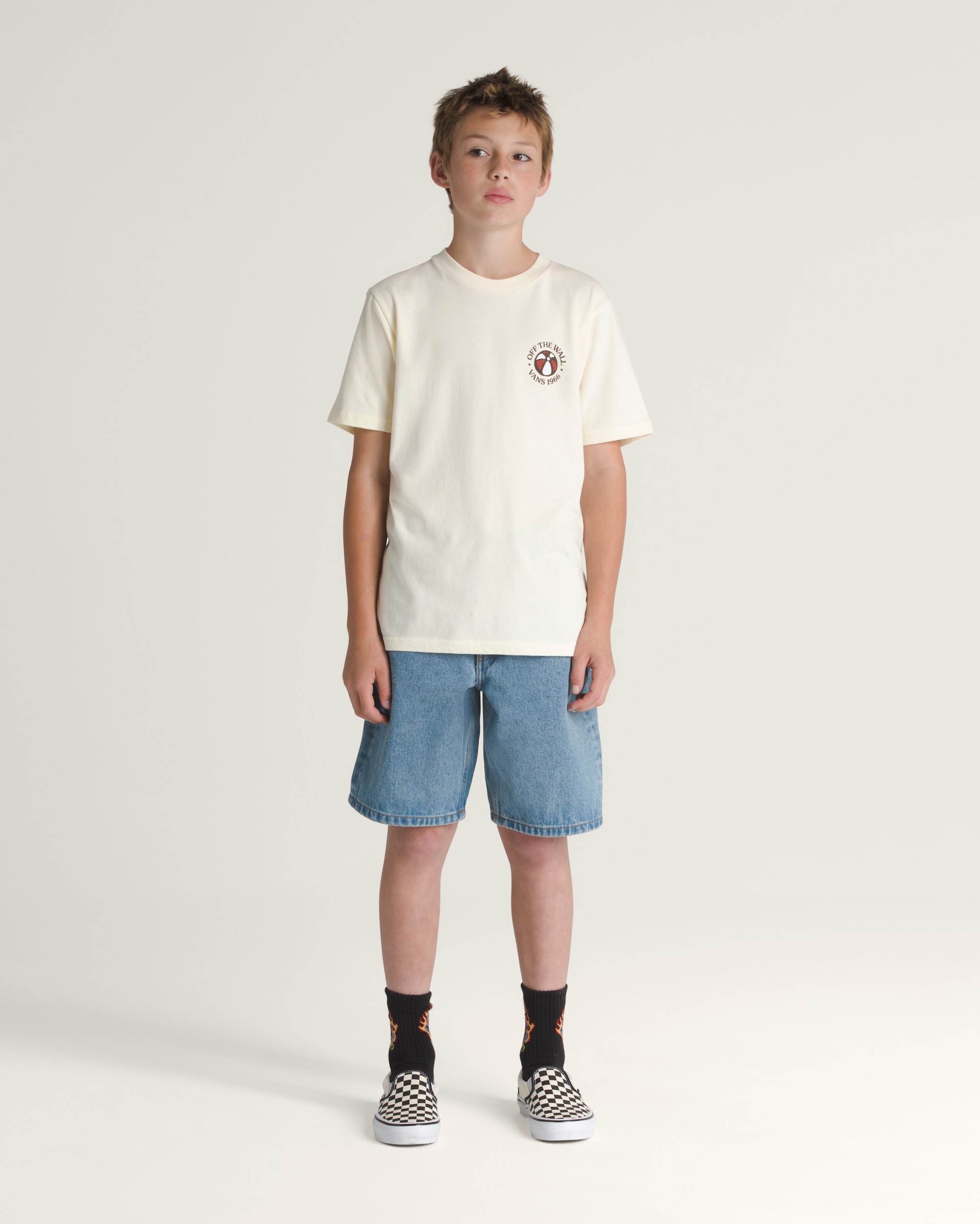 Kids Beach TShirt VANS Lemon Icing Yellow ALT2