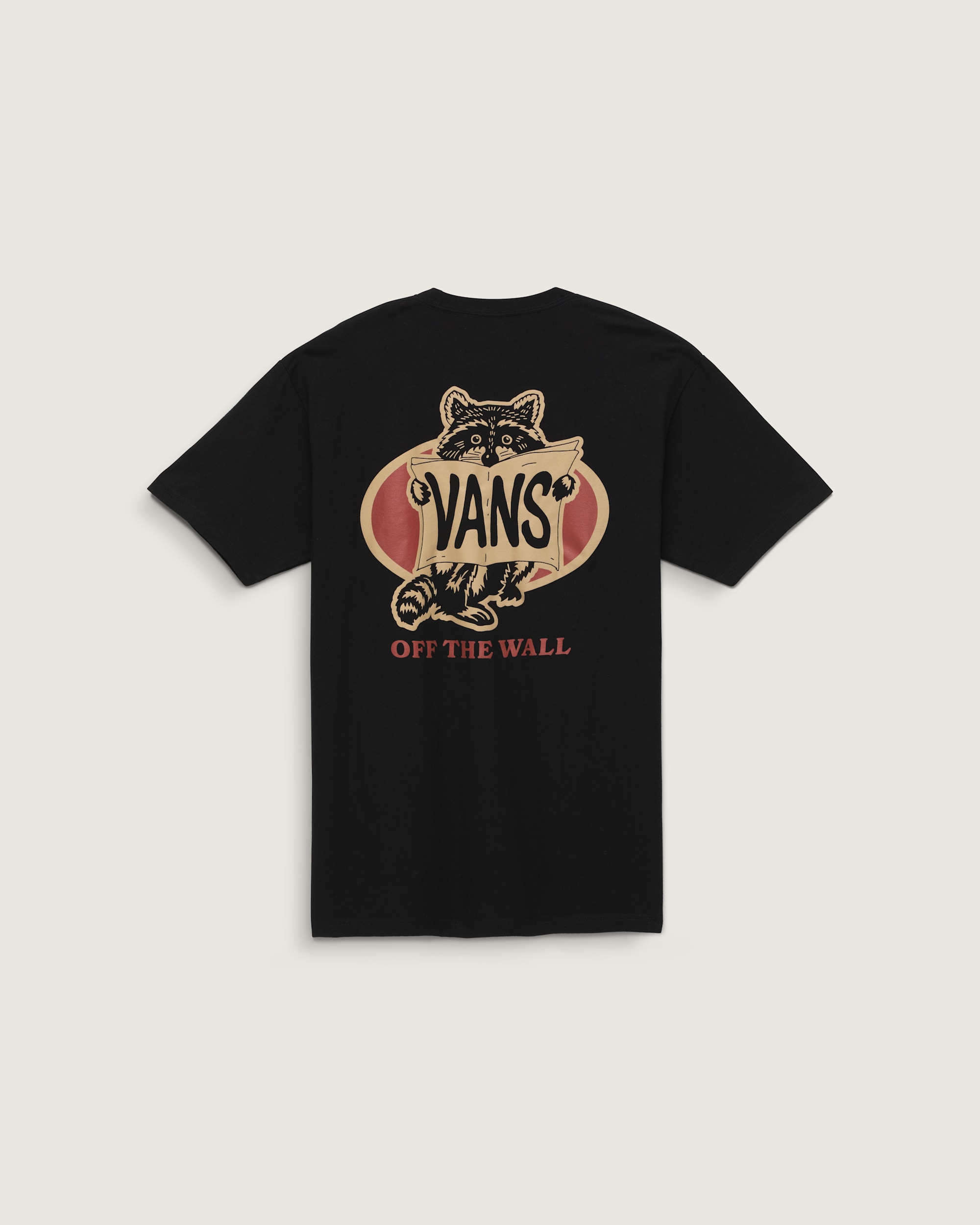 Raccoon Sign TShirt VANS Black ALT1