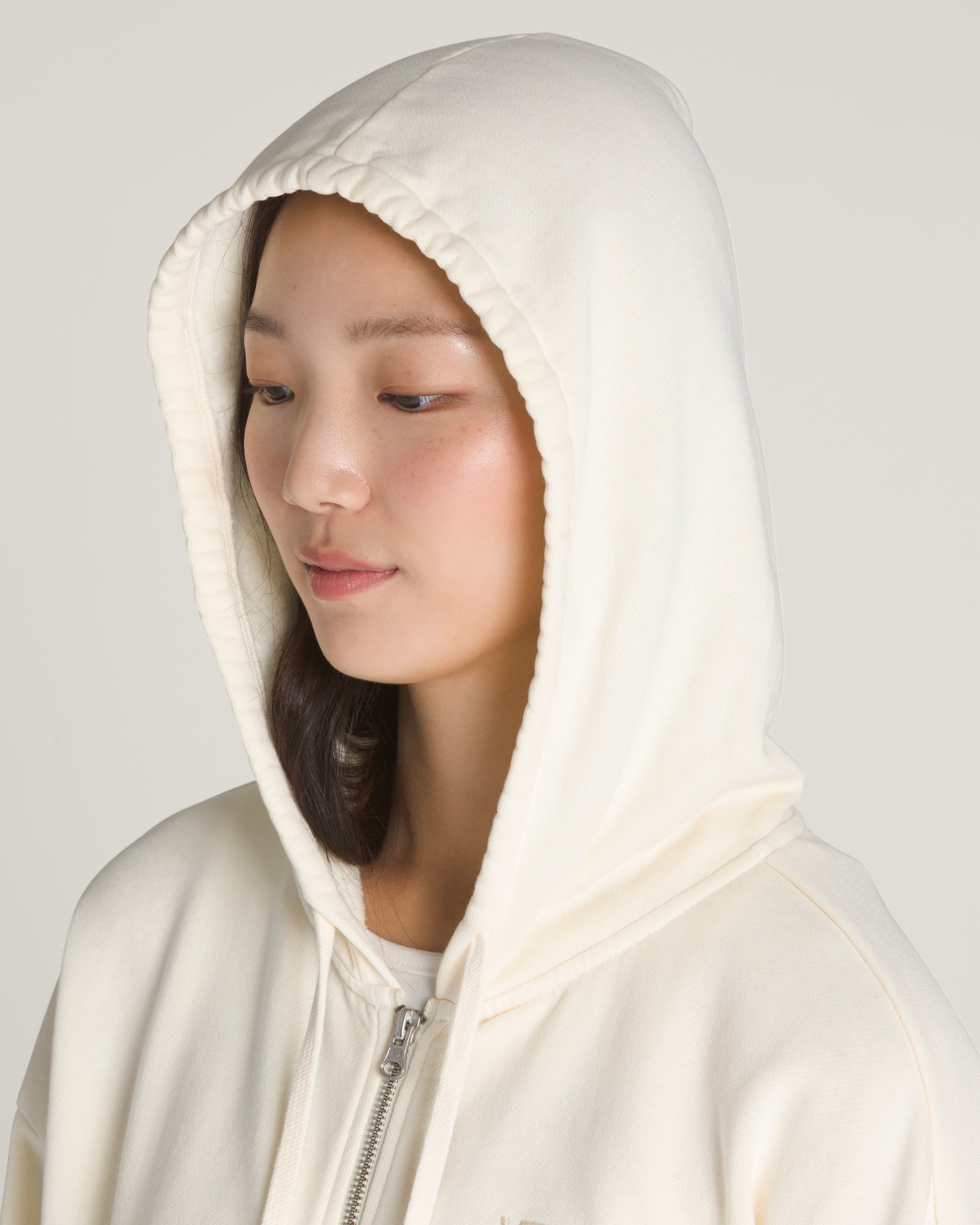 Everyday Zip Hoodie VANS Lemon Icing Cream White ALT3