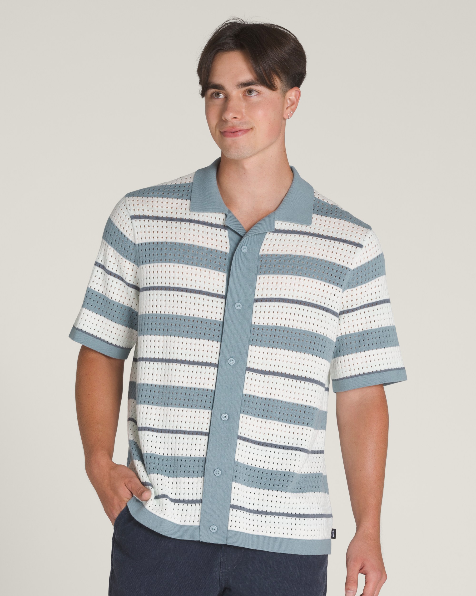 Feldman Sweater Shirt VANS Citadel Blue  White HERO