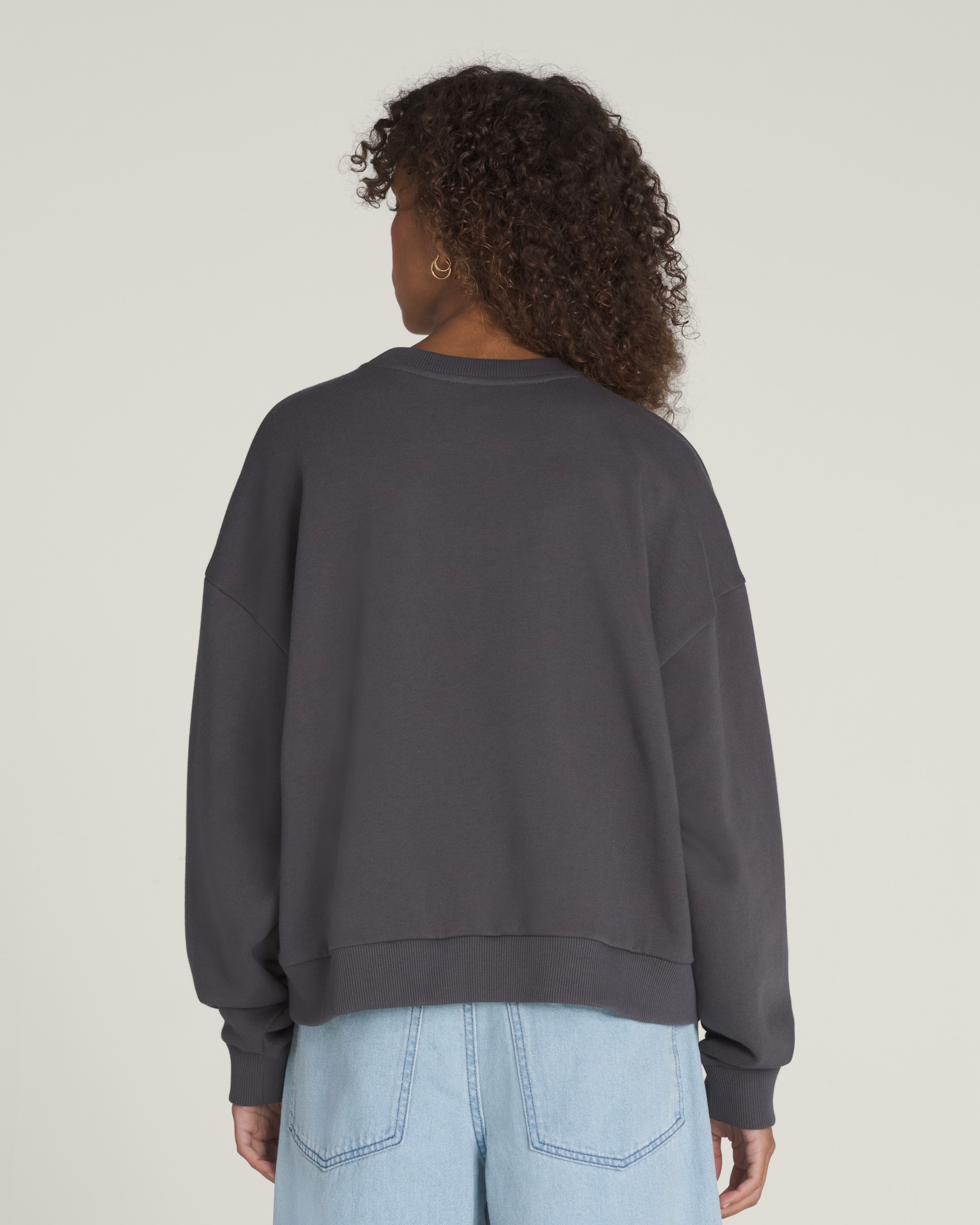 Retro Isle Graphic Crew Sweatshirt VANS Asphalt Grey ALT1