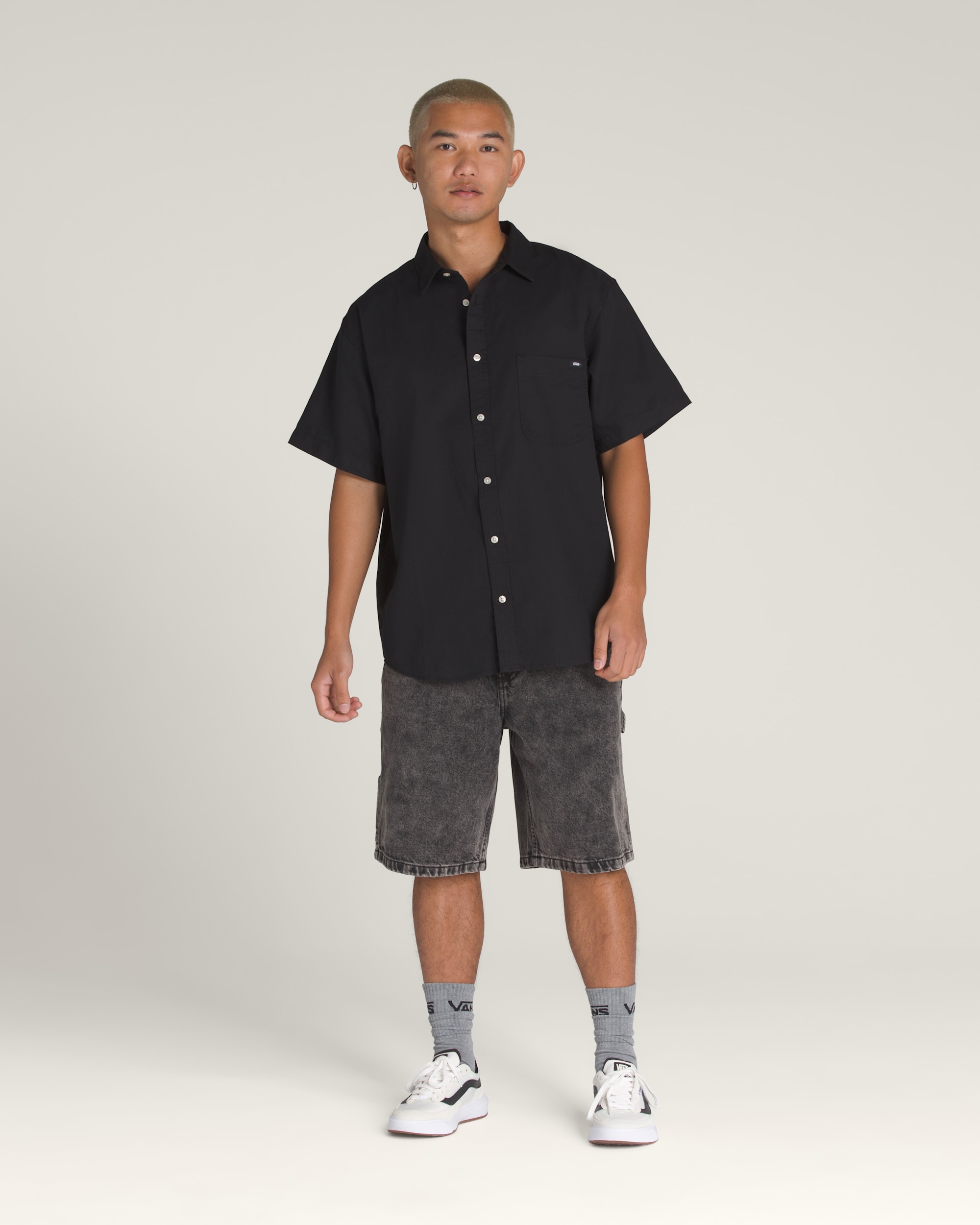 Lawson Solid Woven Shirt VANS Black ALT2