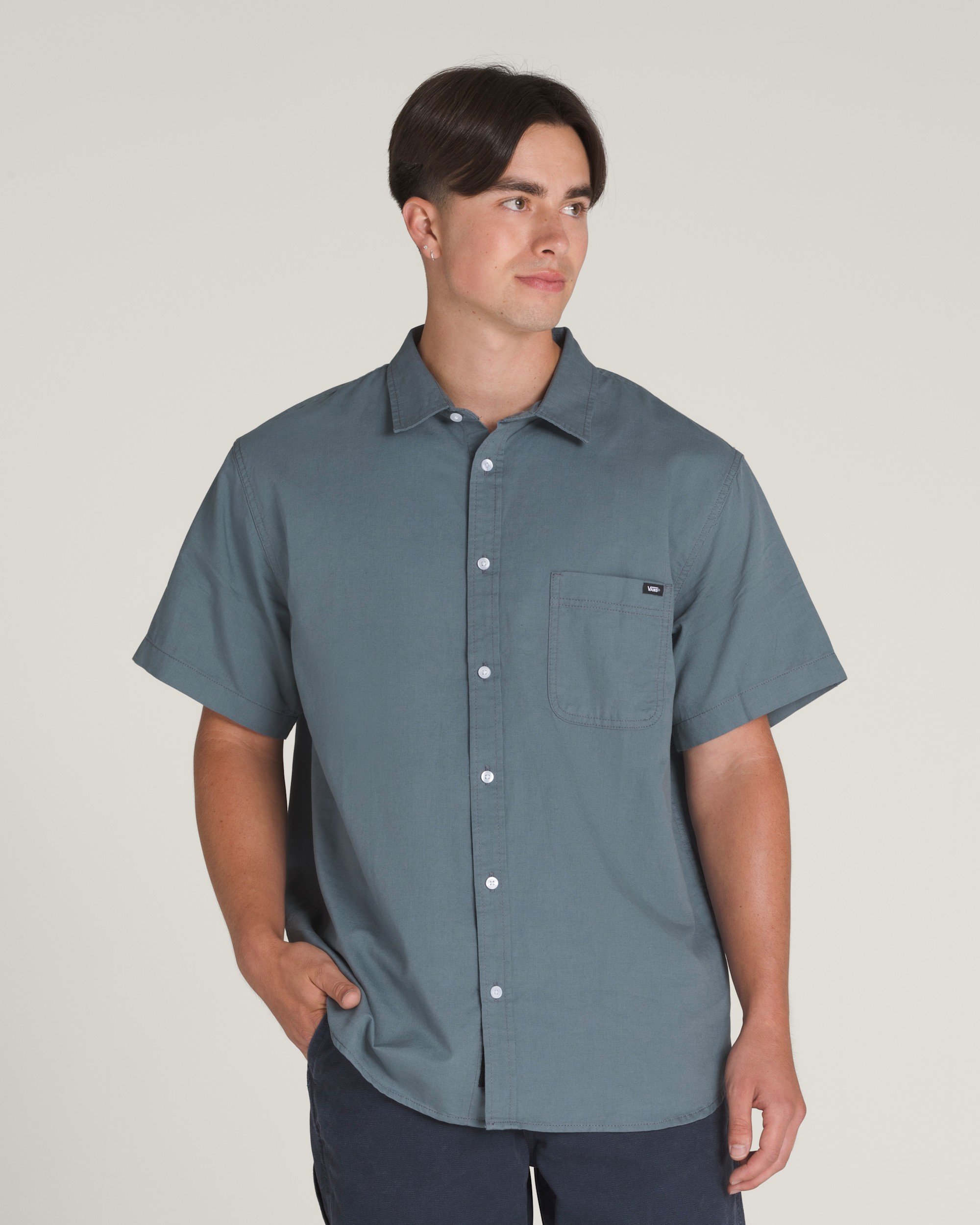 Lawson Woven Shirt VANS Stormy Weather Blue HERO