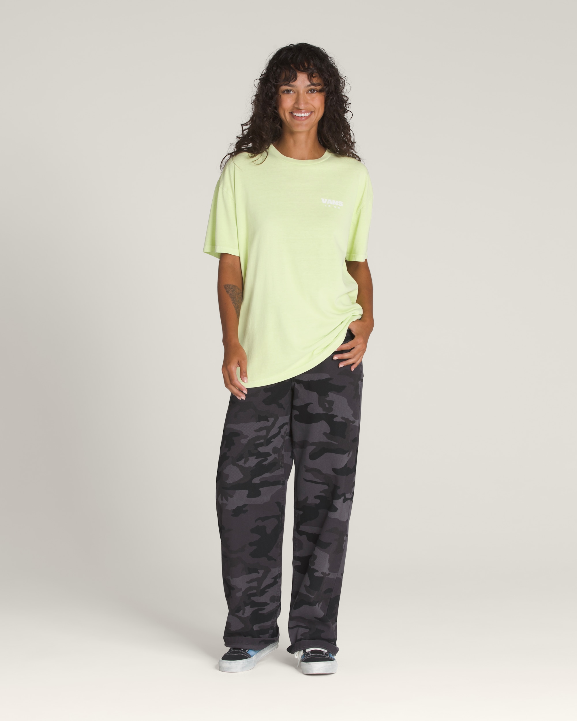 Suspension TShirt VANS Shadow Lime Green ALT2