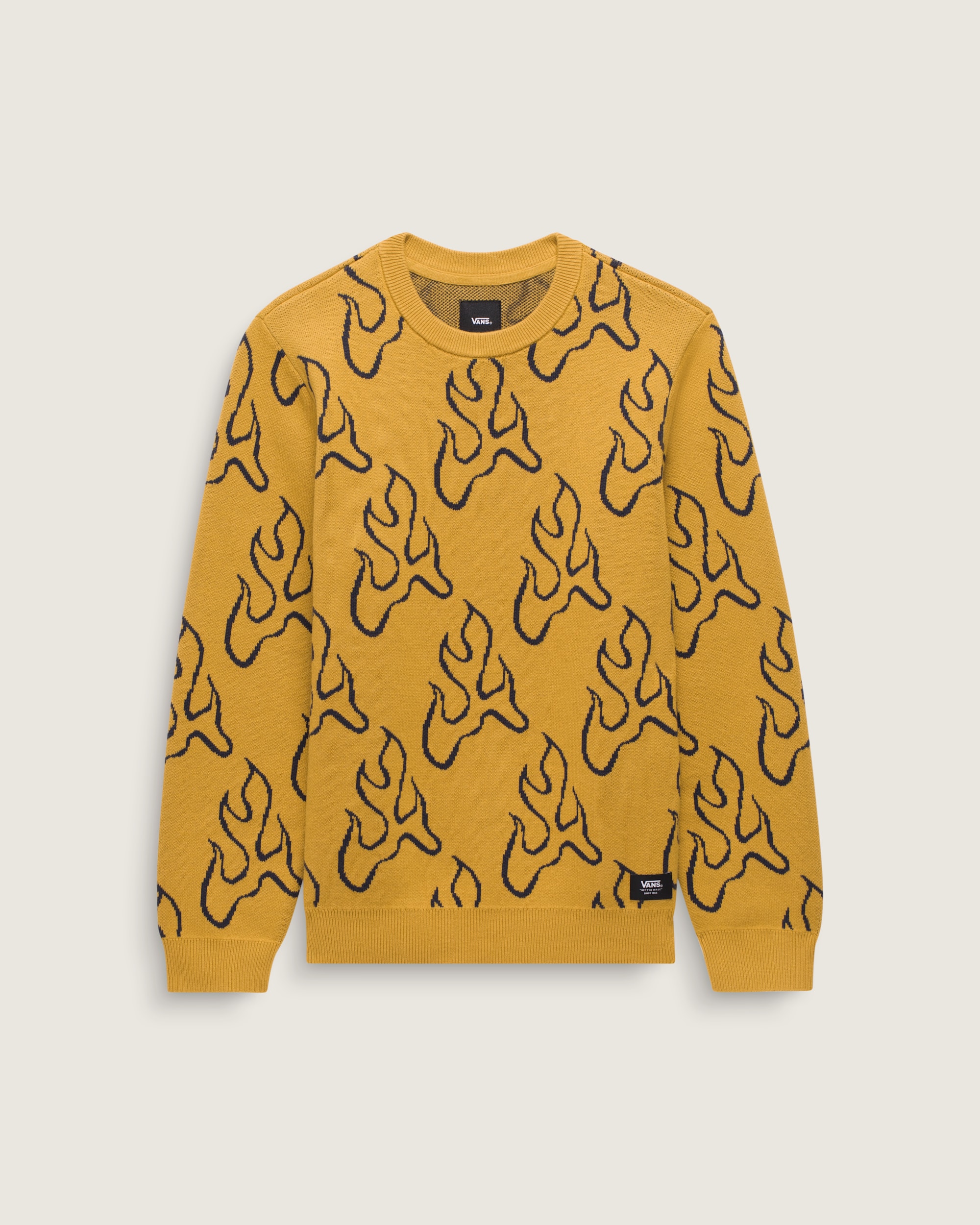 Kids Blaze Crew Sweater VANS Harvest Gold Yellow ALT4