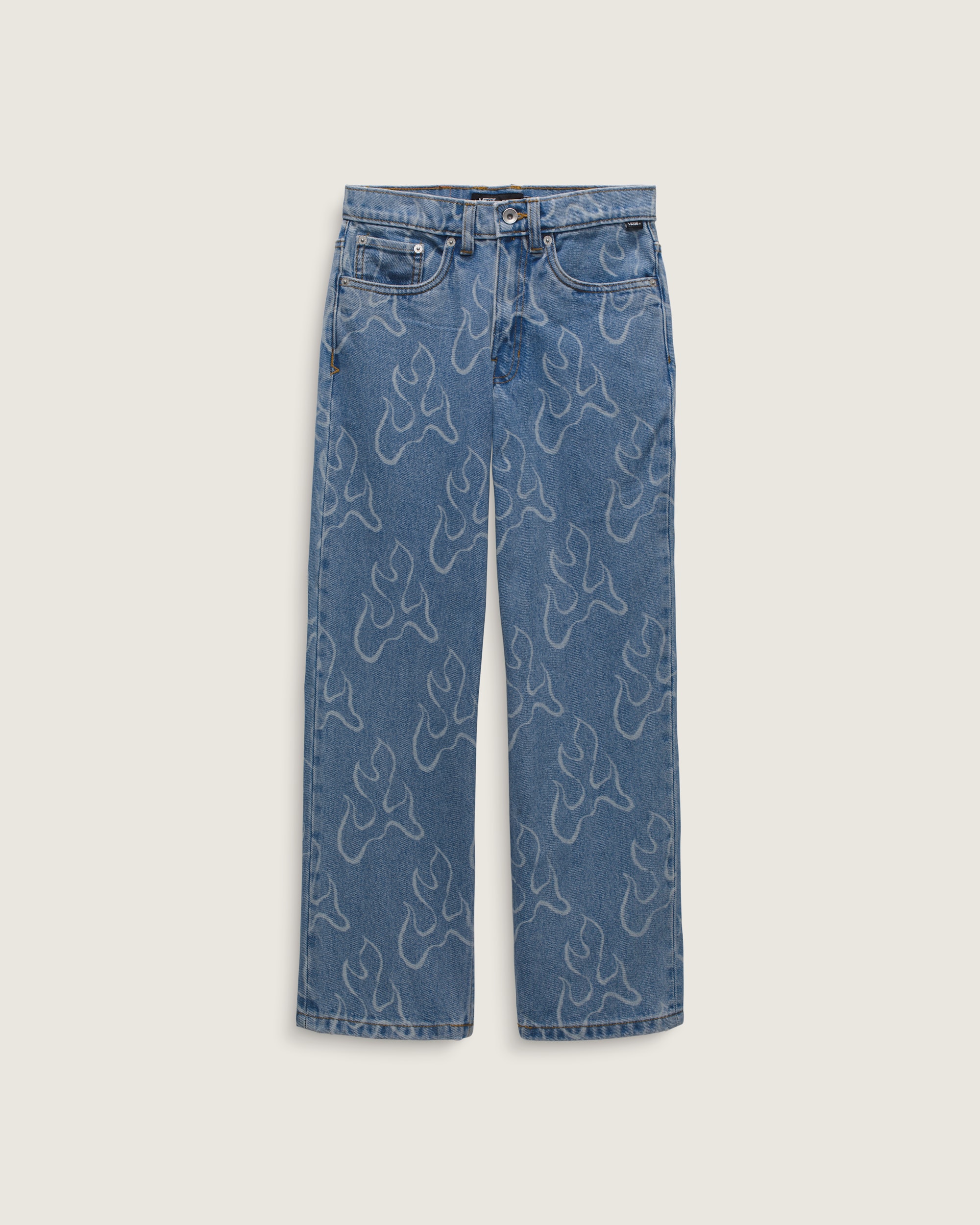 Kids Check5 Blaze Loose Pants VANS Stonewash Blue ALT4