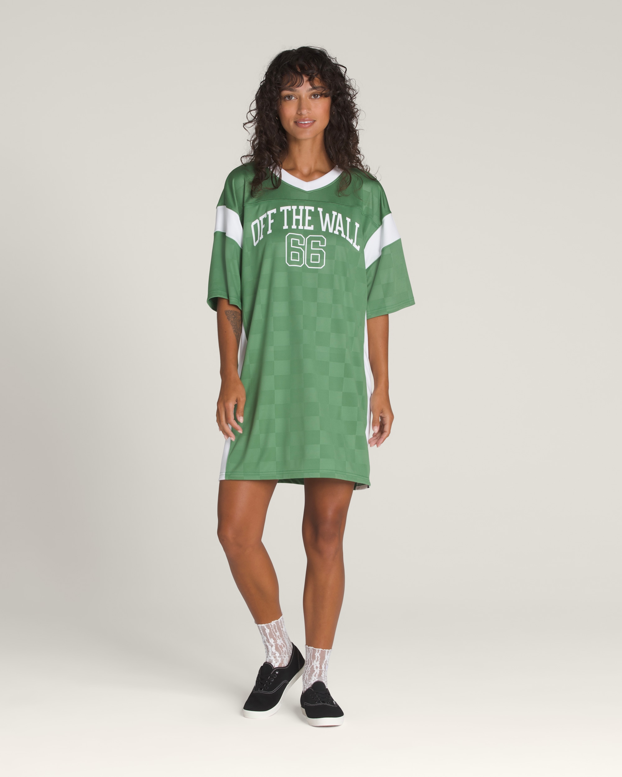 Sixty Sixers Jersey Dress VANS Fairway Green ALT1