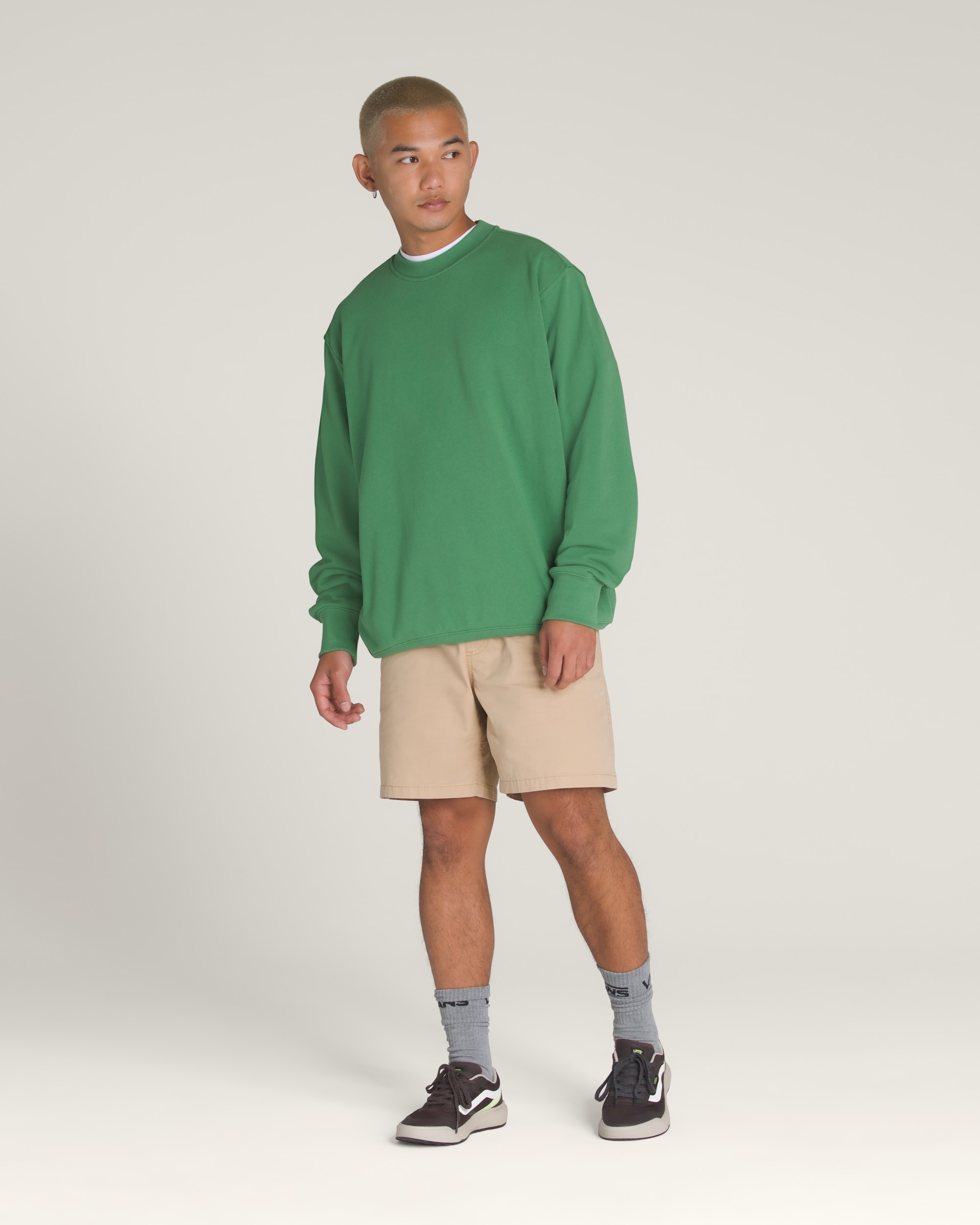 Original Standards Crew Sweatshirt VANS Fairway Green ALT2