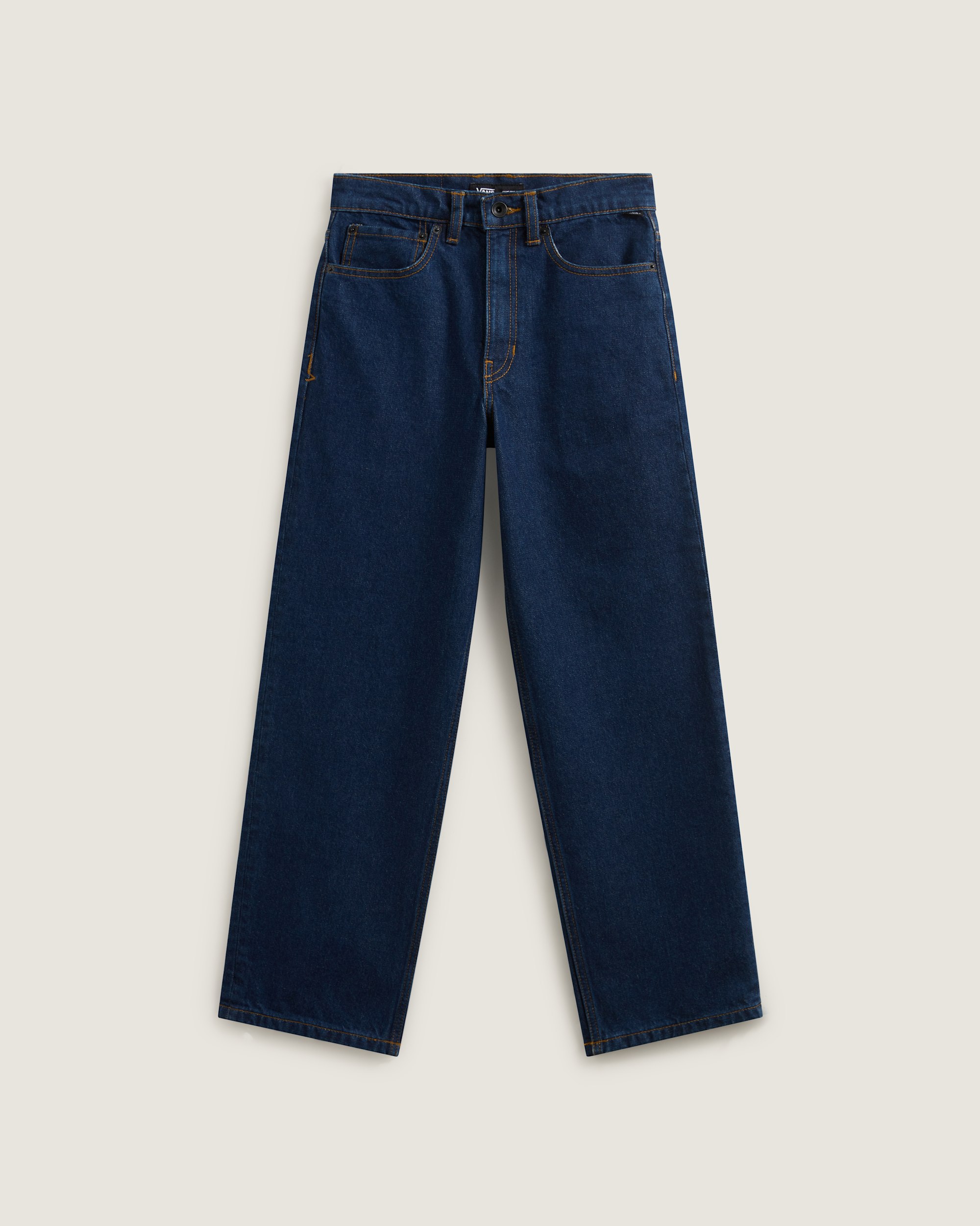Kids Check5 Loose Denim Pants VANS Midnight Blue HERO