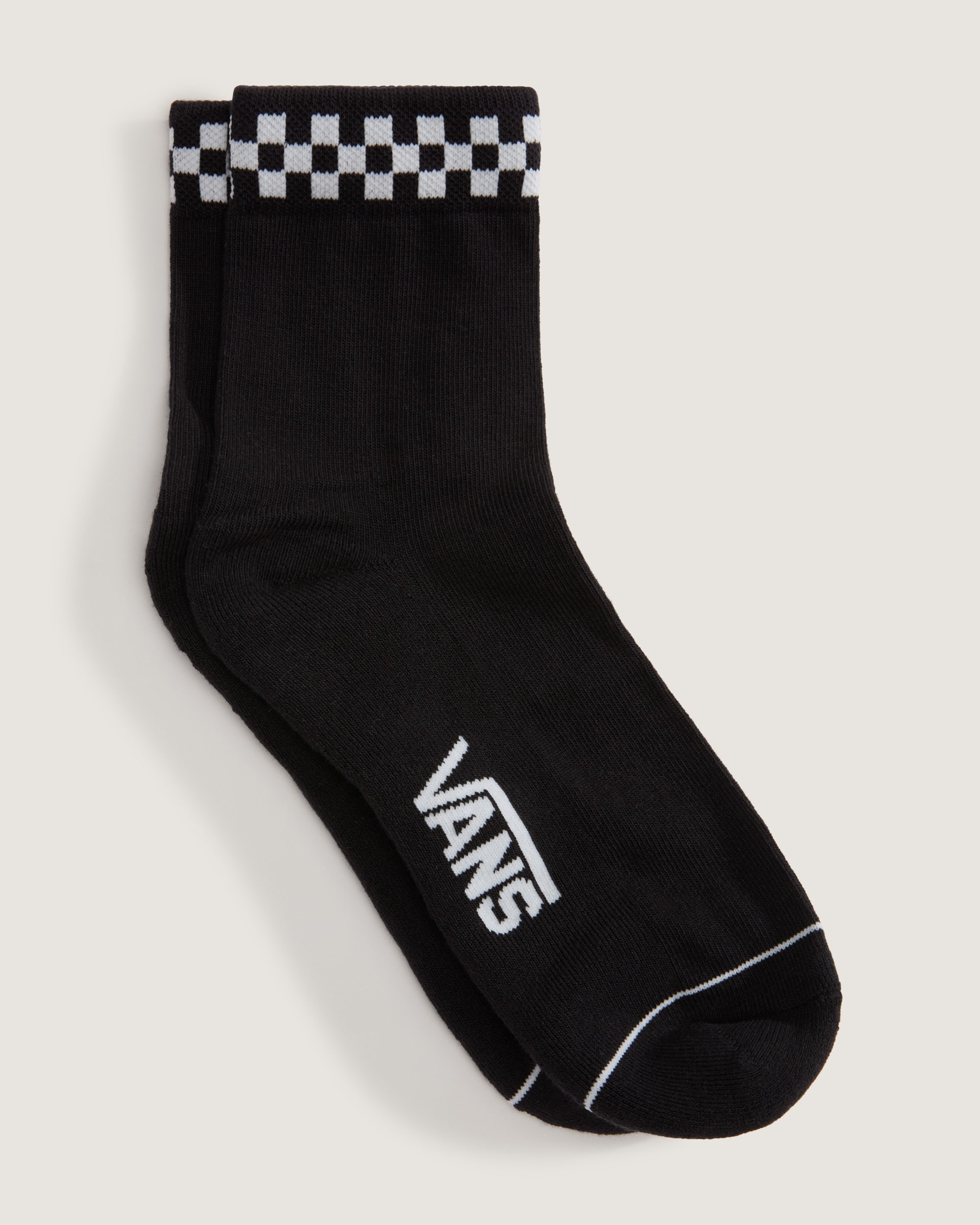 PeekACheck Half Crew Socks VANS Black ALT1