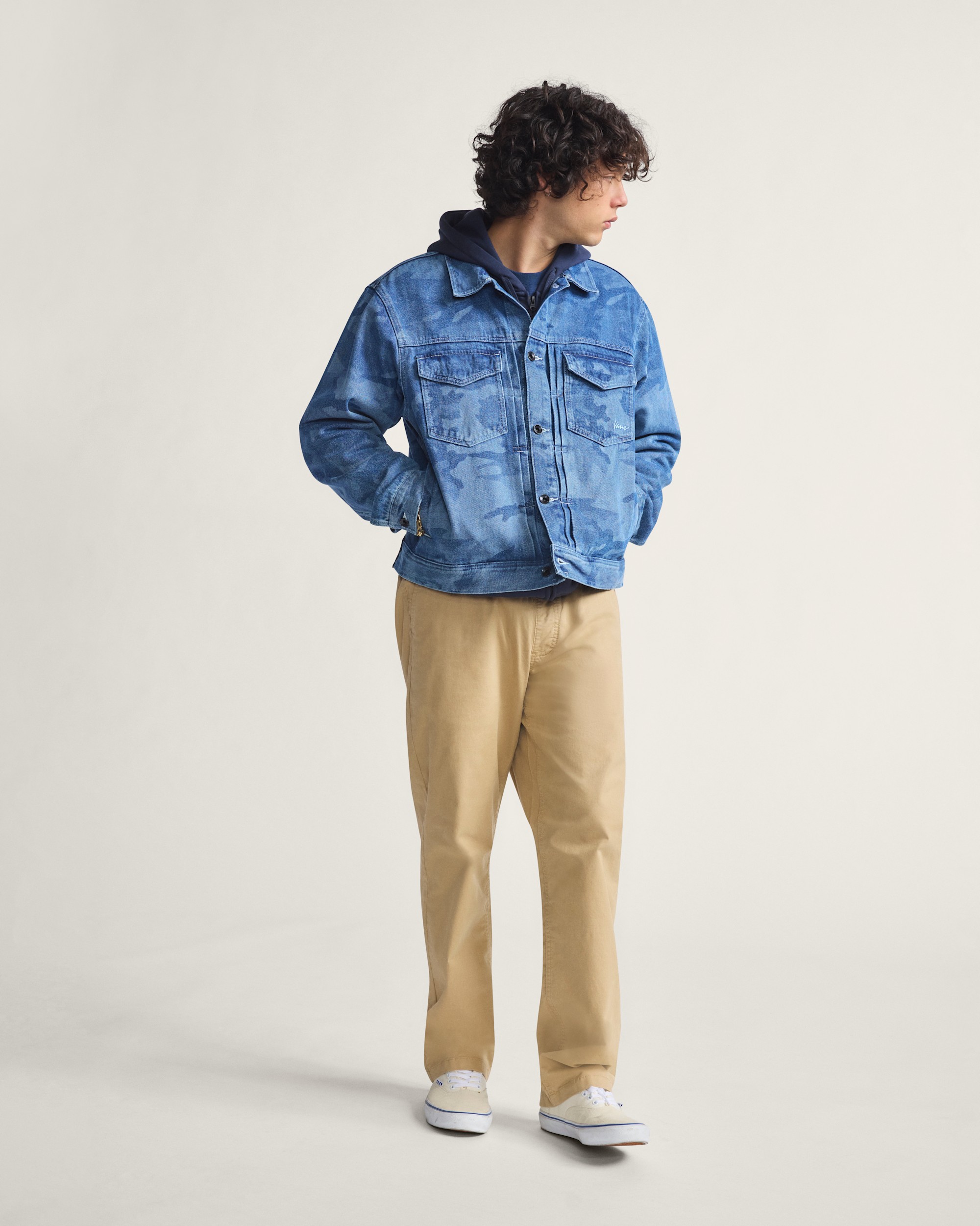 Denim Trucker Jacket VANS Stonewash Blue ALT3