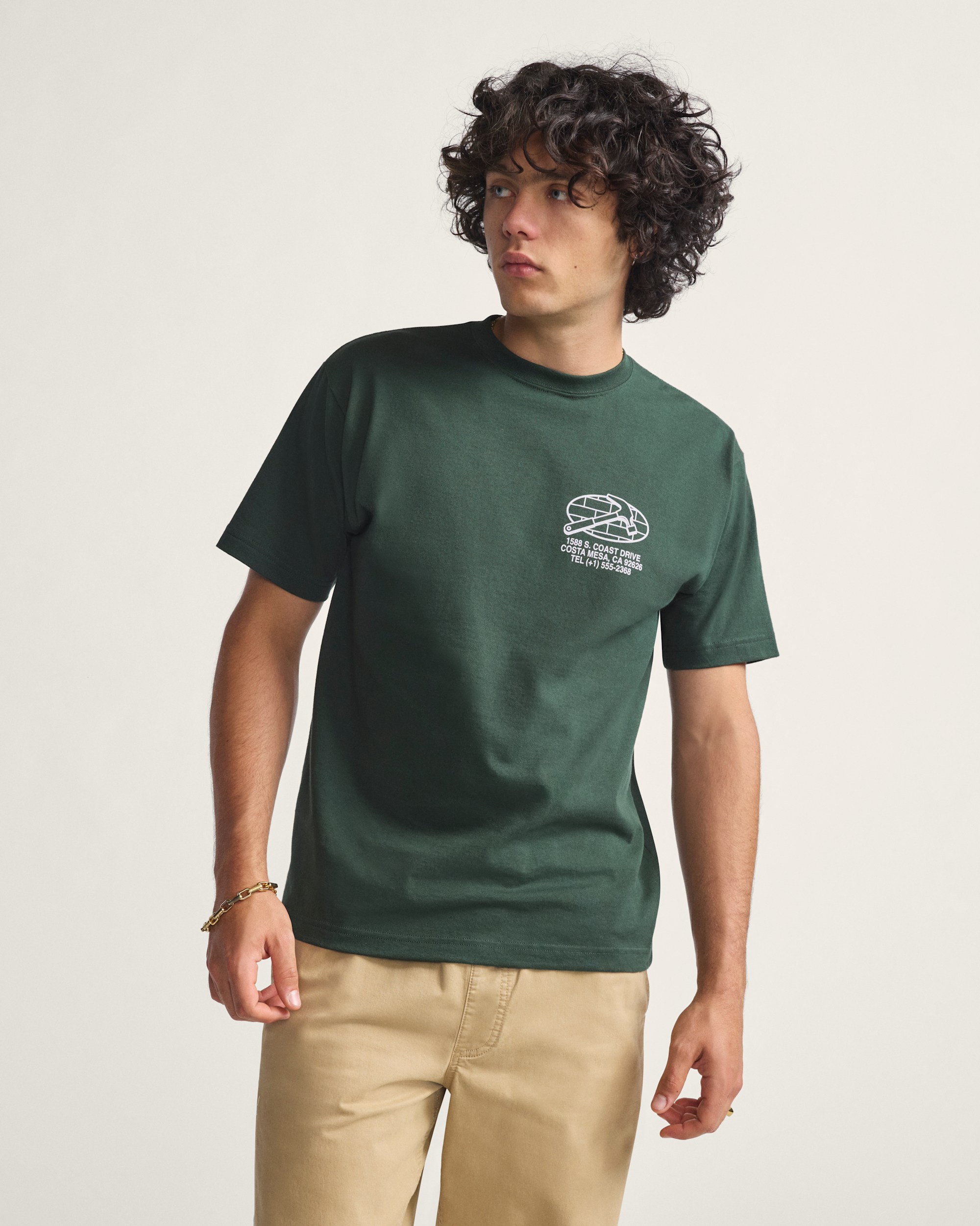 Service Repair TShirt VANS Dried Kelp Green ALT1