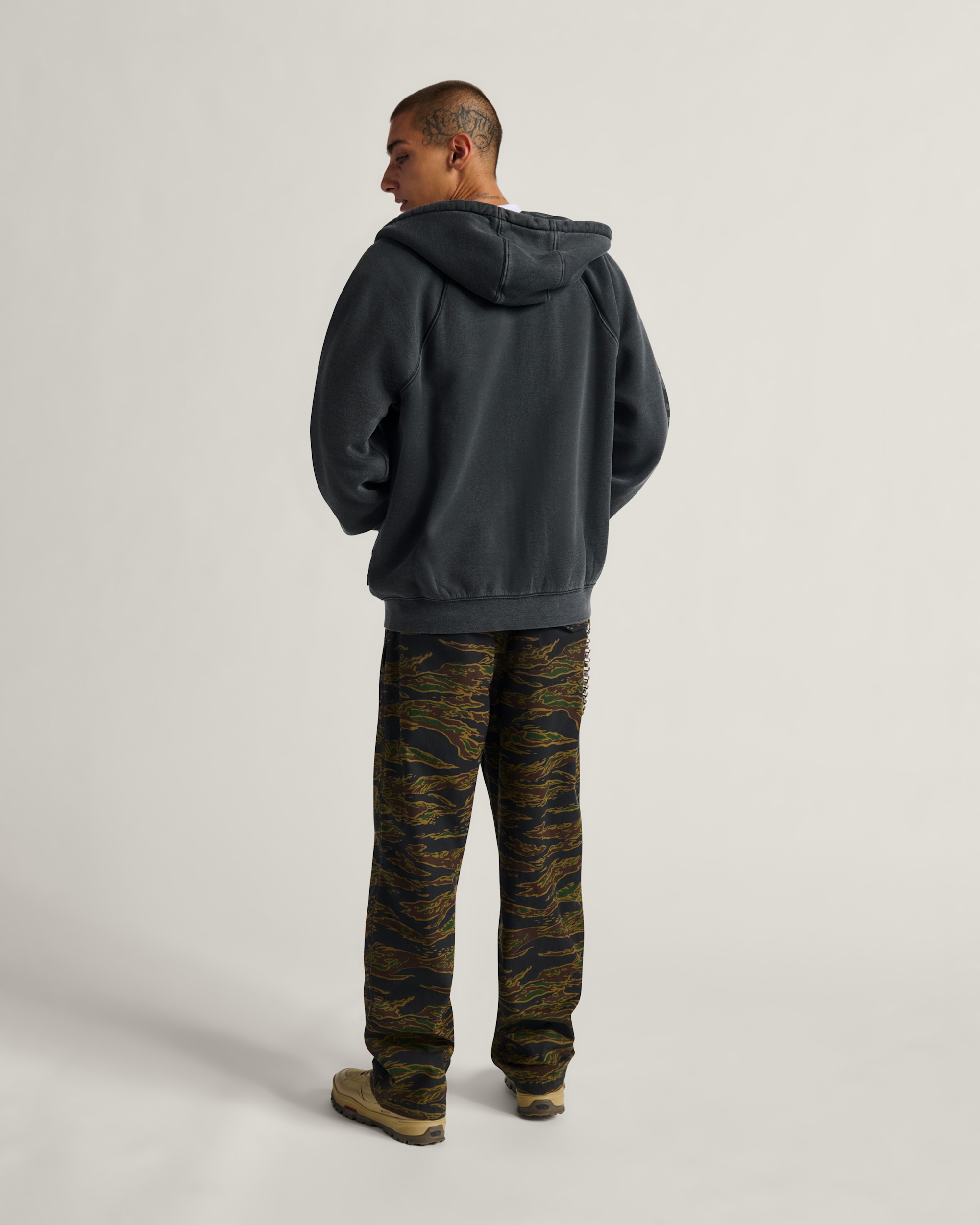 TeamTeam Zip Hoodie VANS Black ALT2