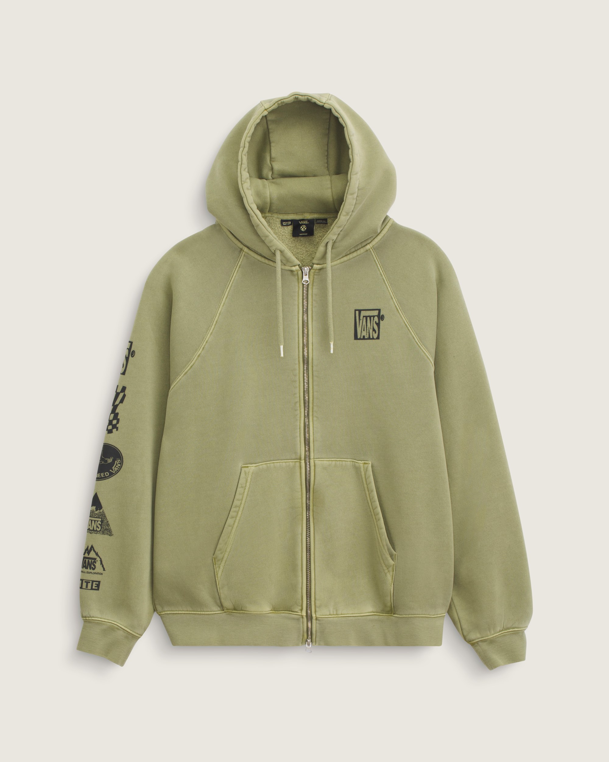 TeamTeam Zip Hoodie VANS Loden Green HERO