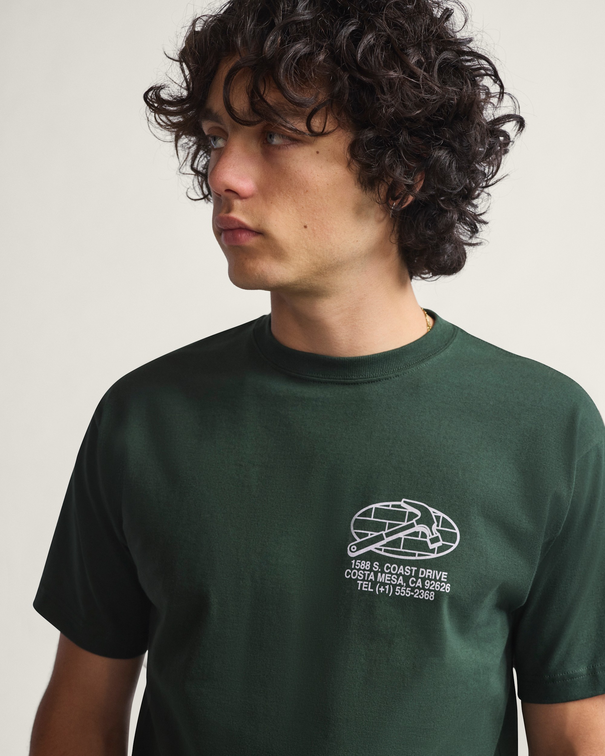 Service Repair TShirt VANS Dried Kelp Green ALT3