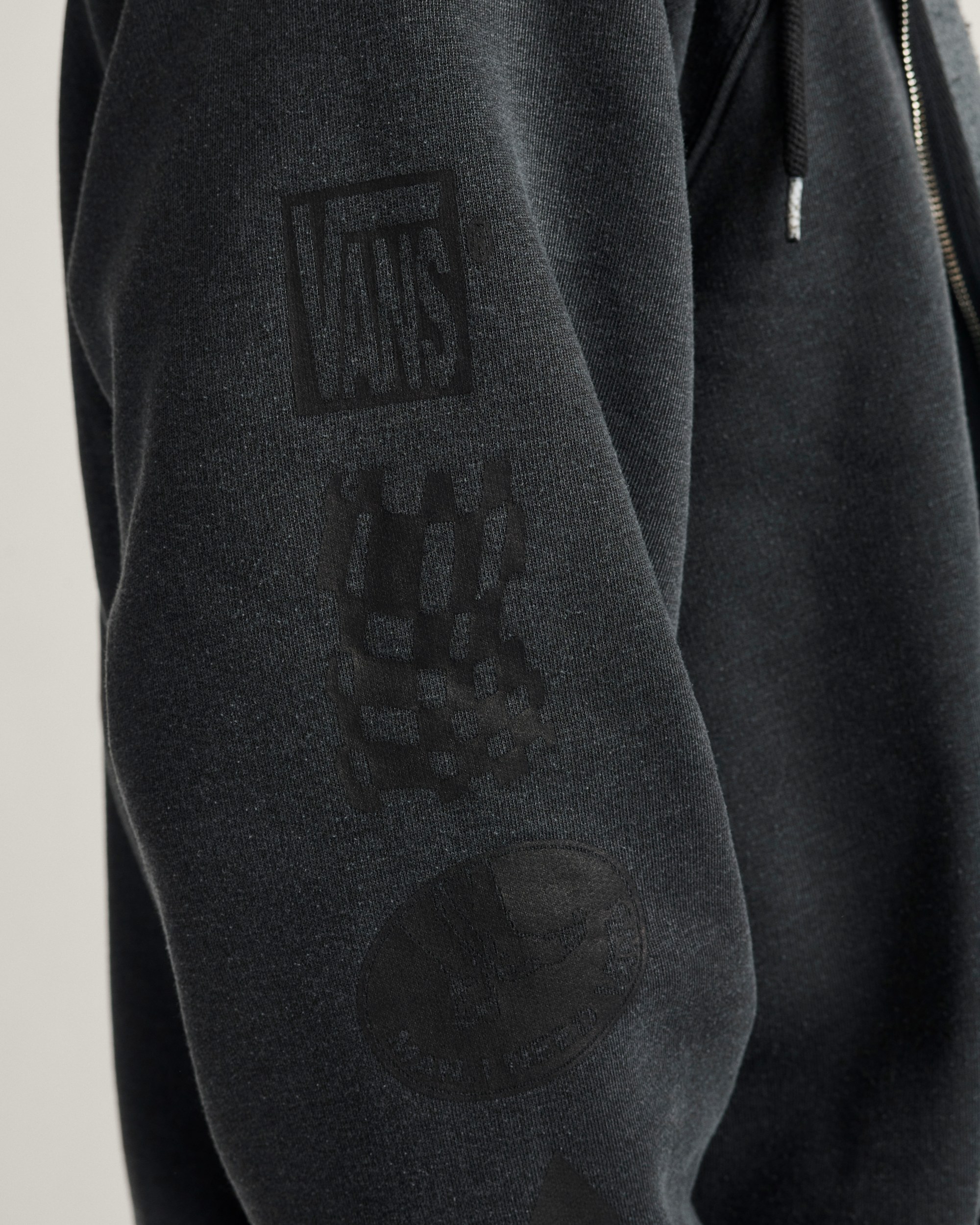 TeamTeam Zip Hoodie VANS Black ALT5
