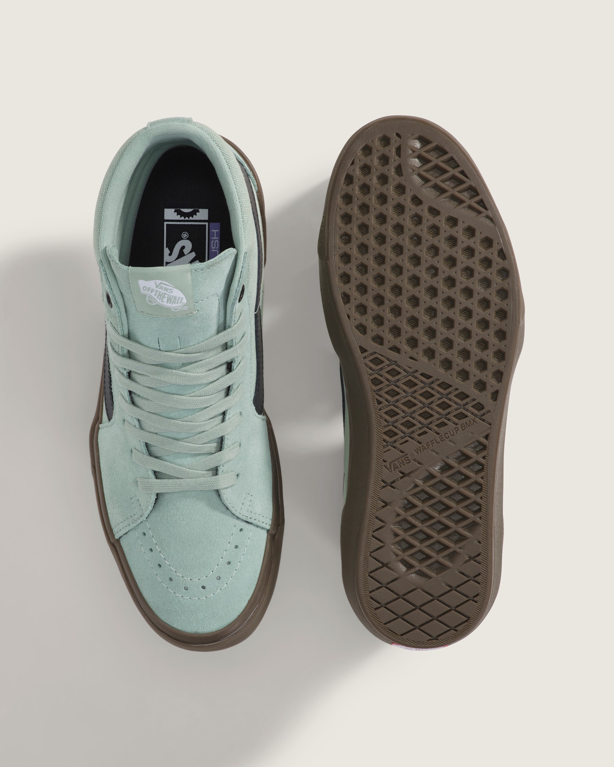 BMX Sk8Hi Gum Shoe VANS Grey  Olive Green ALT2