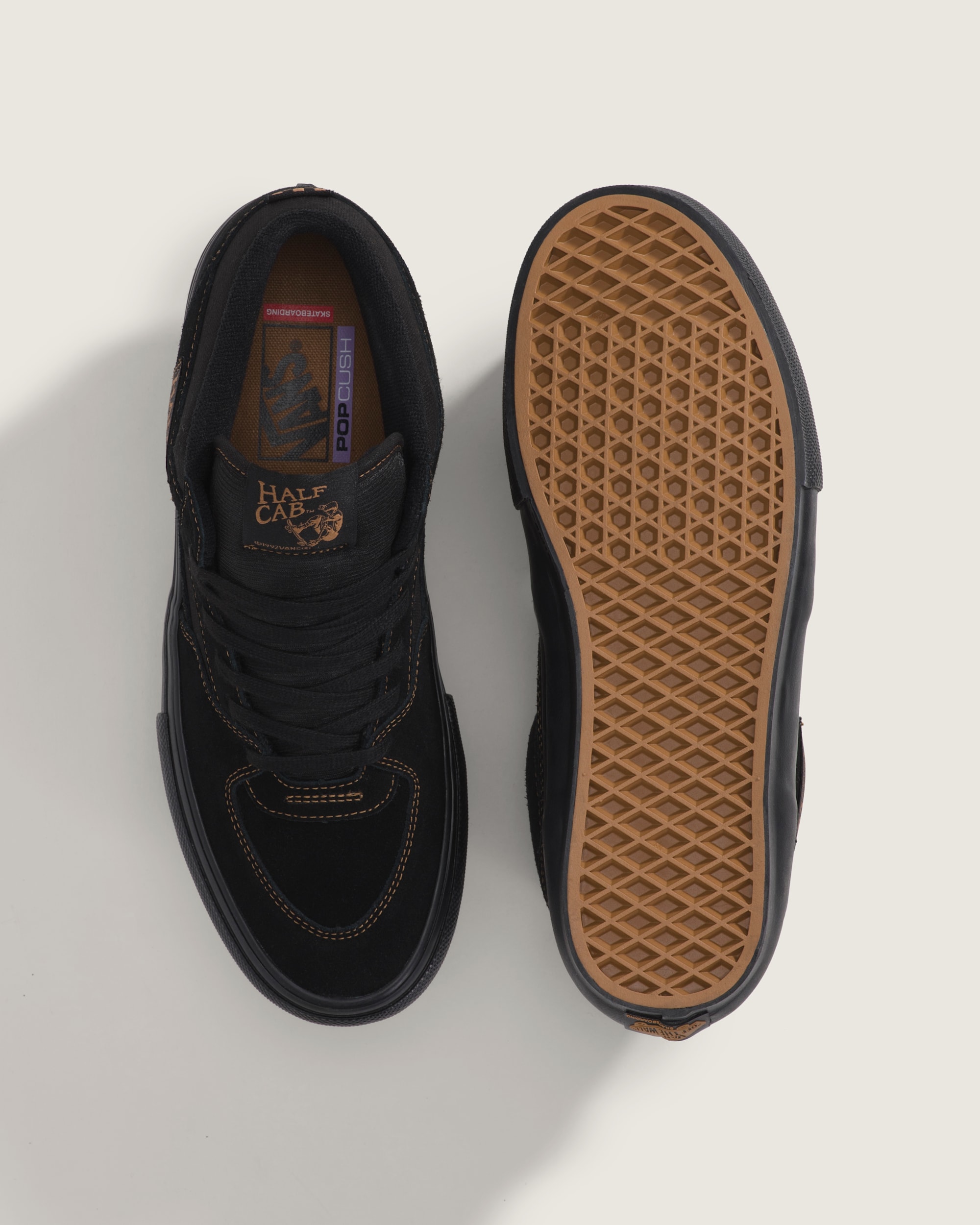Skate Half Cab Shoe VANS Black  Brown ALT2