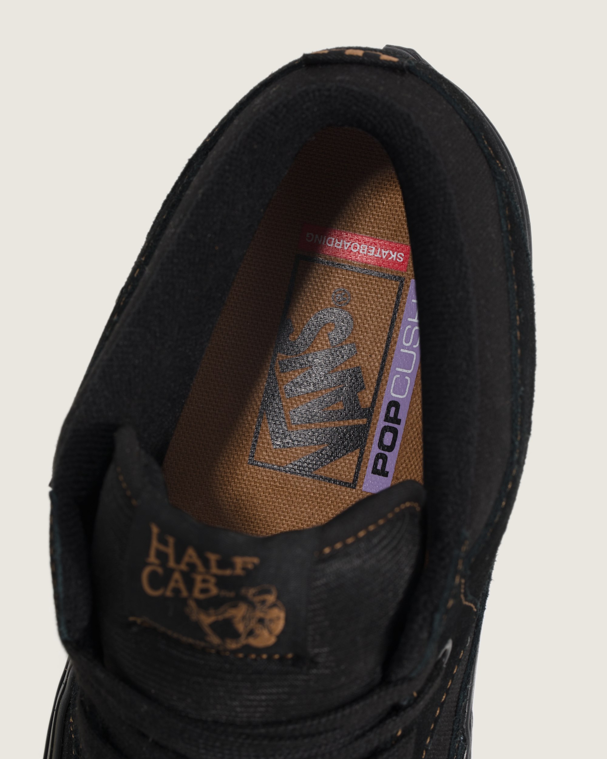 Skate Half Cab Shoe VANS Black  Brown ALT4