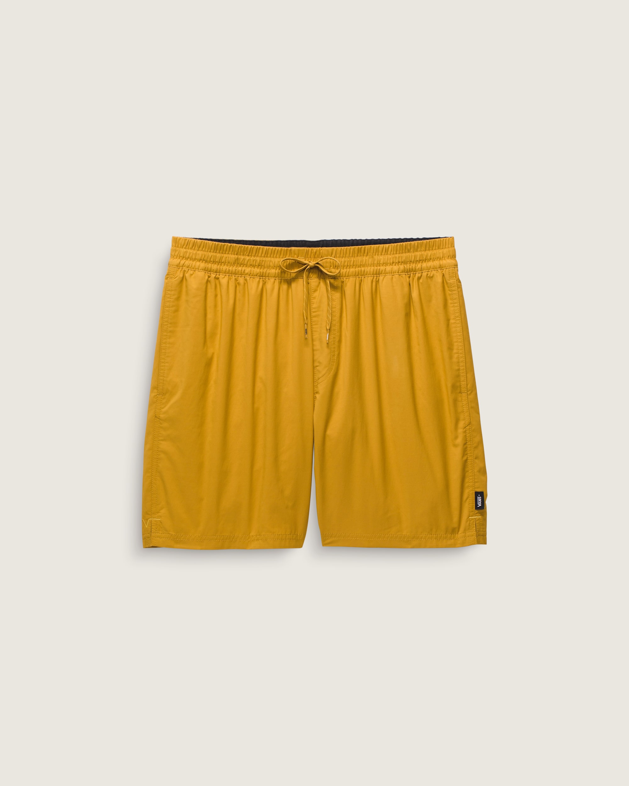 Primary Solid Elastic 17 Boardshorts VANS Harvest Gold Yellow FLATLAY
