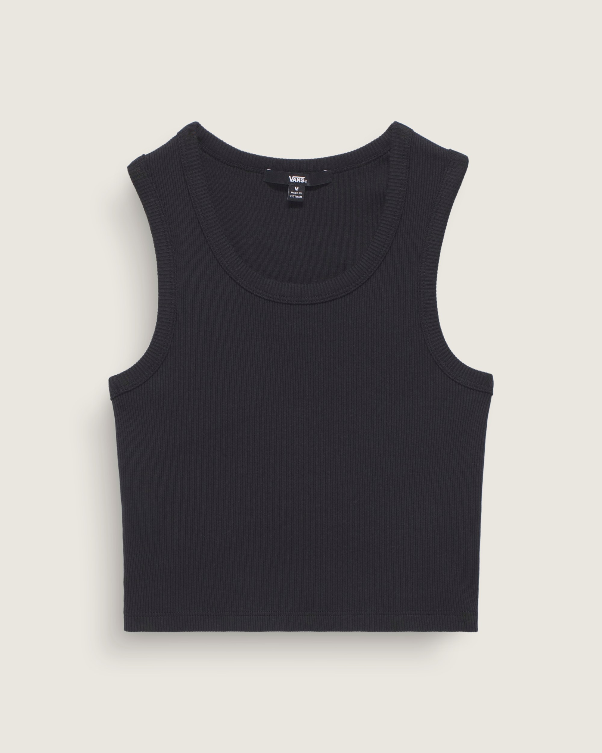 Kids Drew Rib Tank Top VANS Black FLATLAY