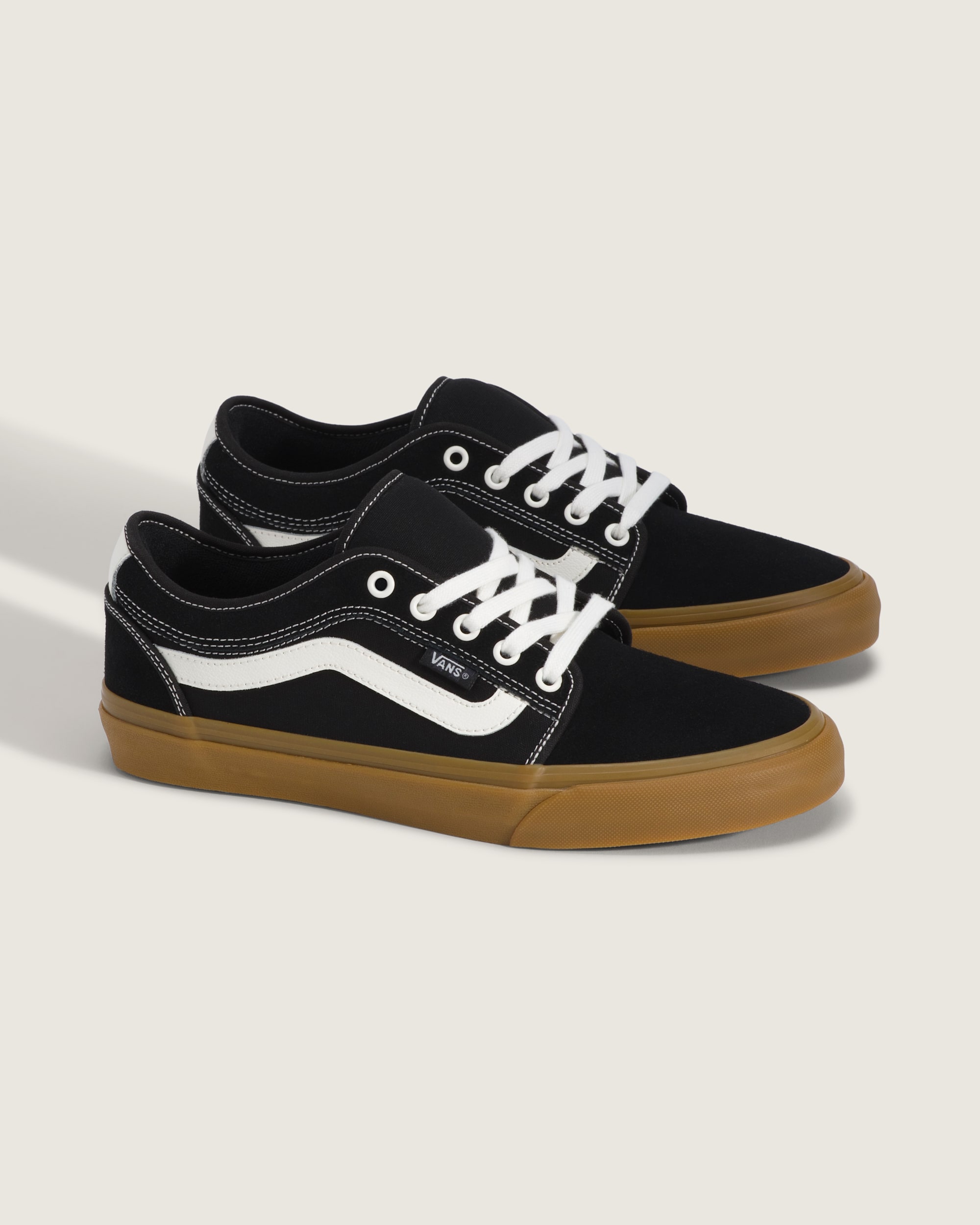 Skate Chukka Low Sidestripe Gum Shoe VANS Black  Gum ALT1