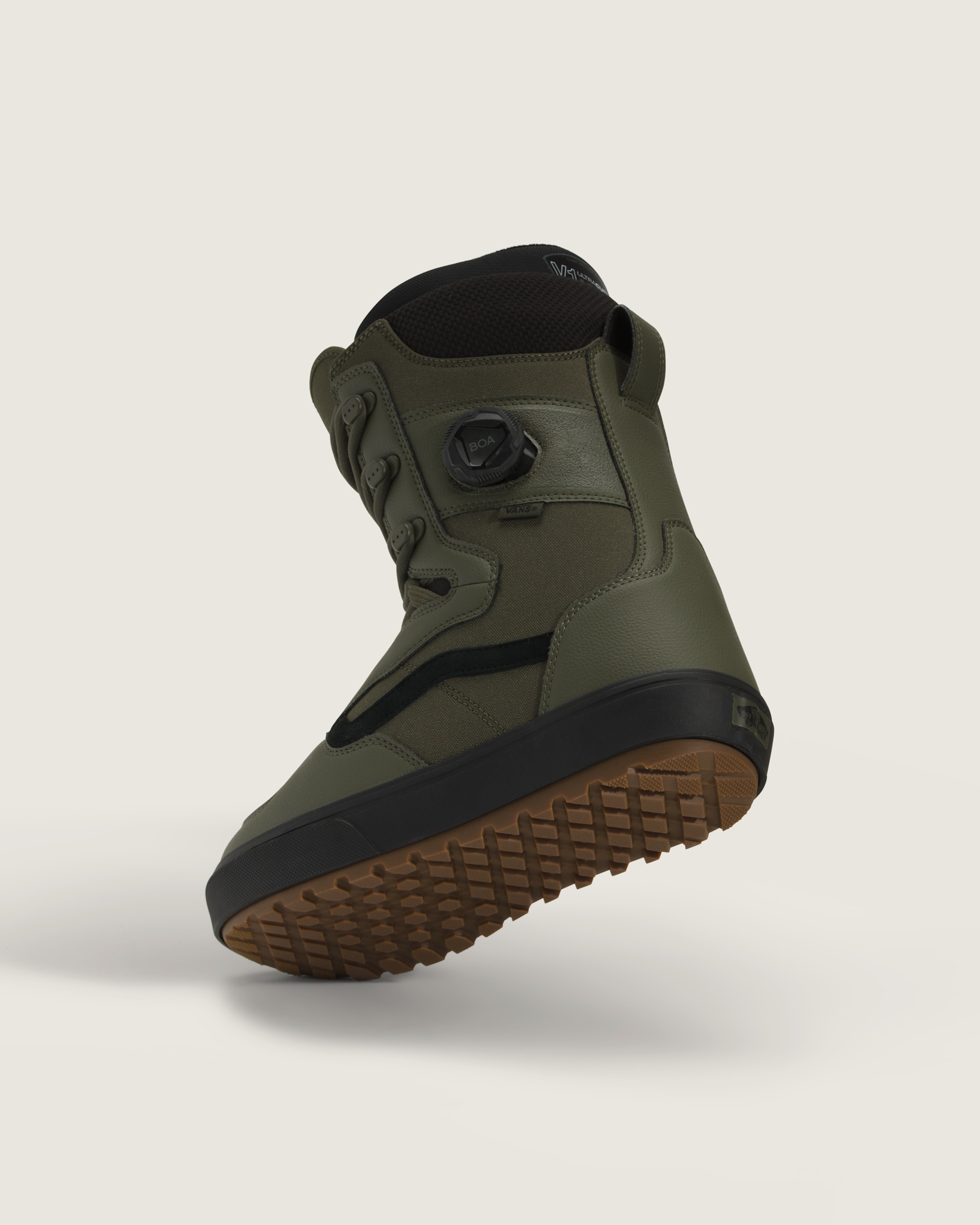 Invado OG Snowboard Boot VANS Grape Leaf Green ALT3