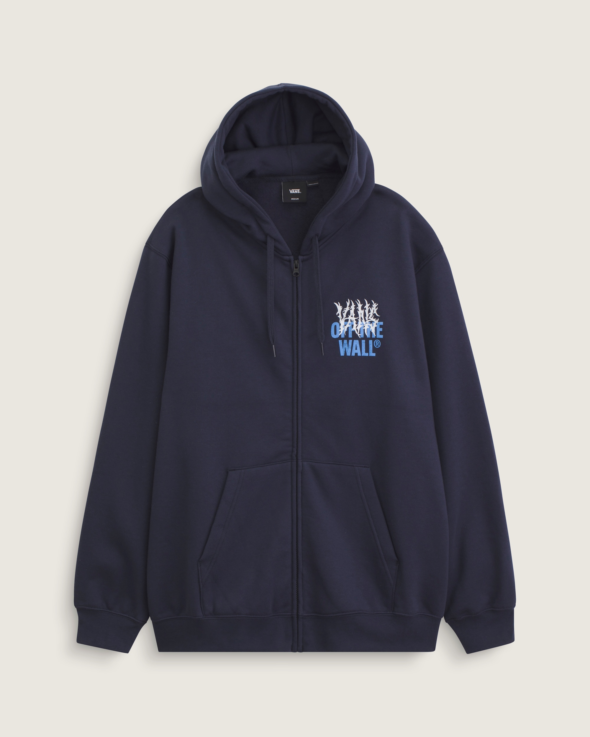 Metal Wall Zip Hoodie en Parisian Night Blue | Vans CA