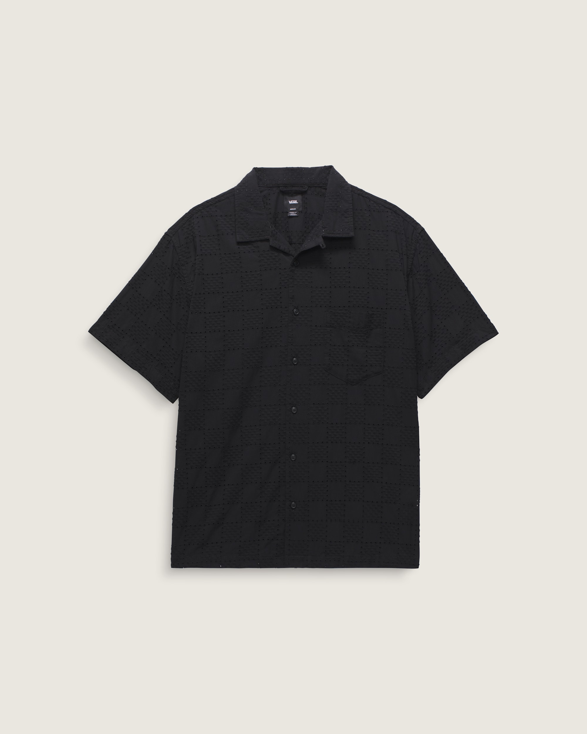 Wayside Eyelet Woven Shirt VANS Black FLATLAY
