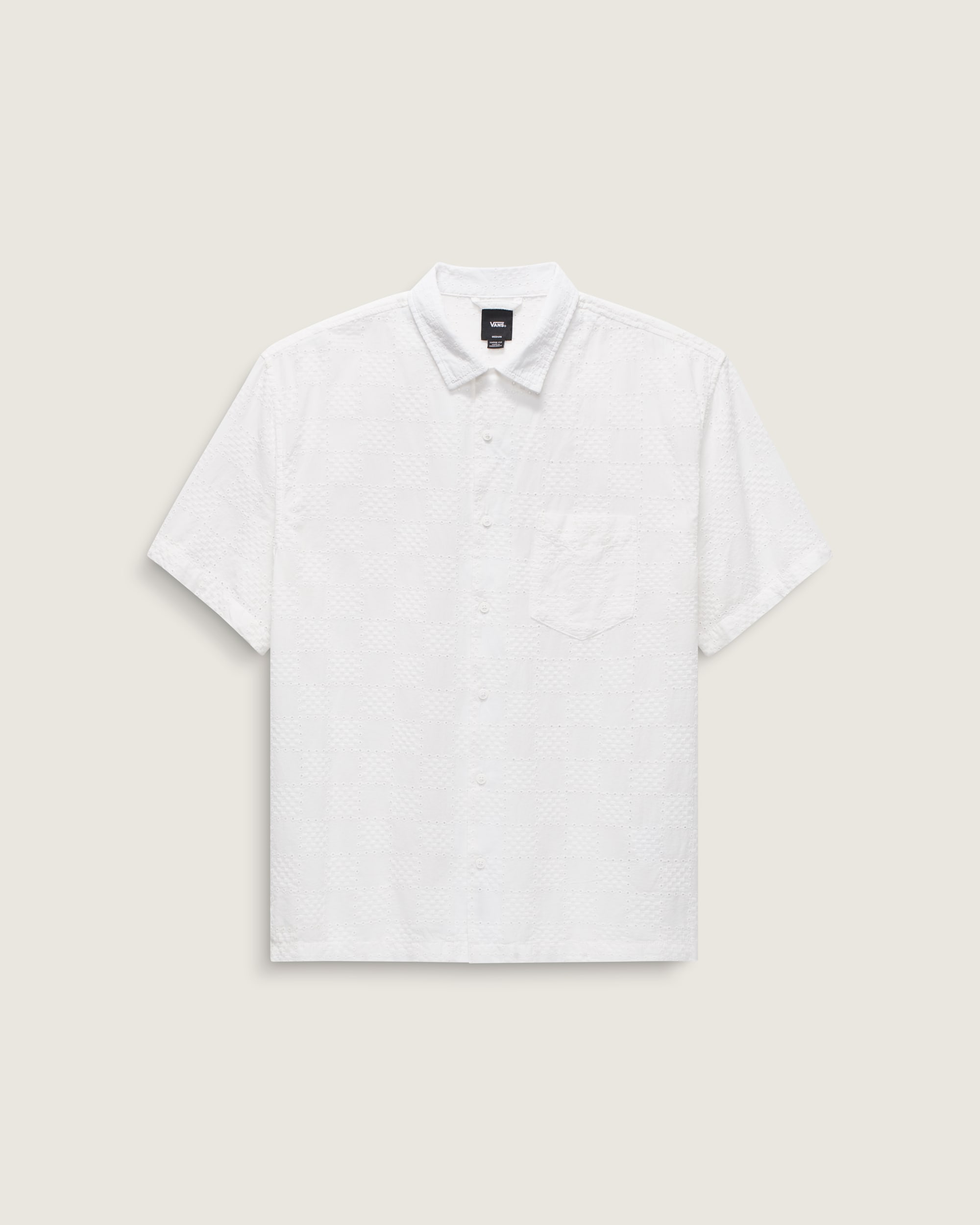 Wayside Eyelet Woven Shirt VANS White FLATLAY