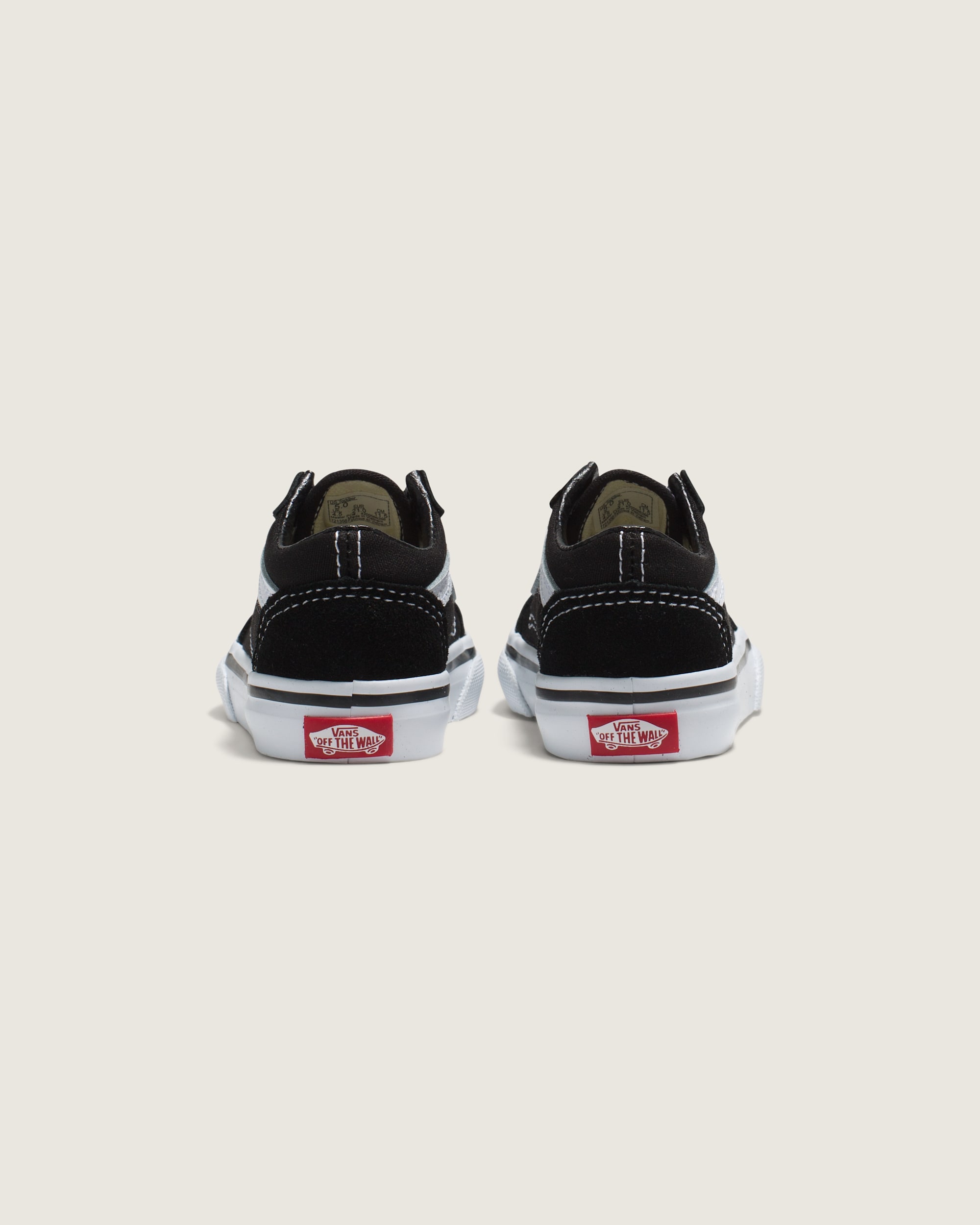 Toddler Old Skool Shoe in Black / True White | Vans