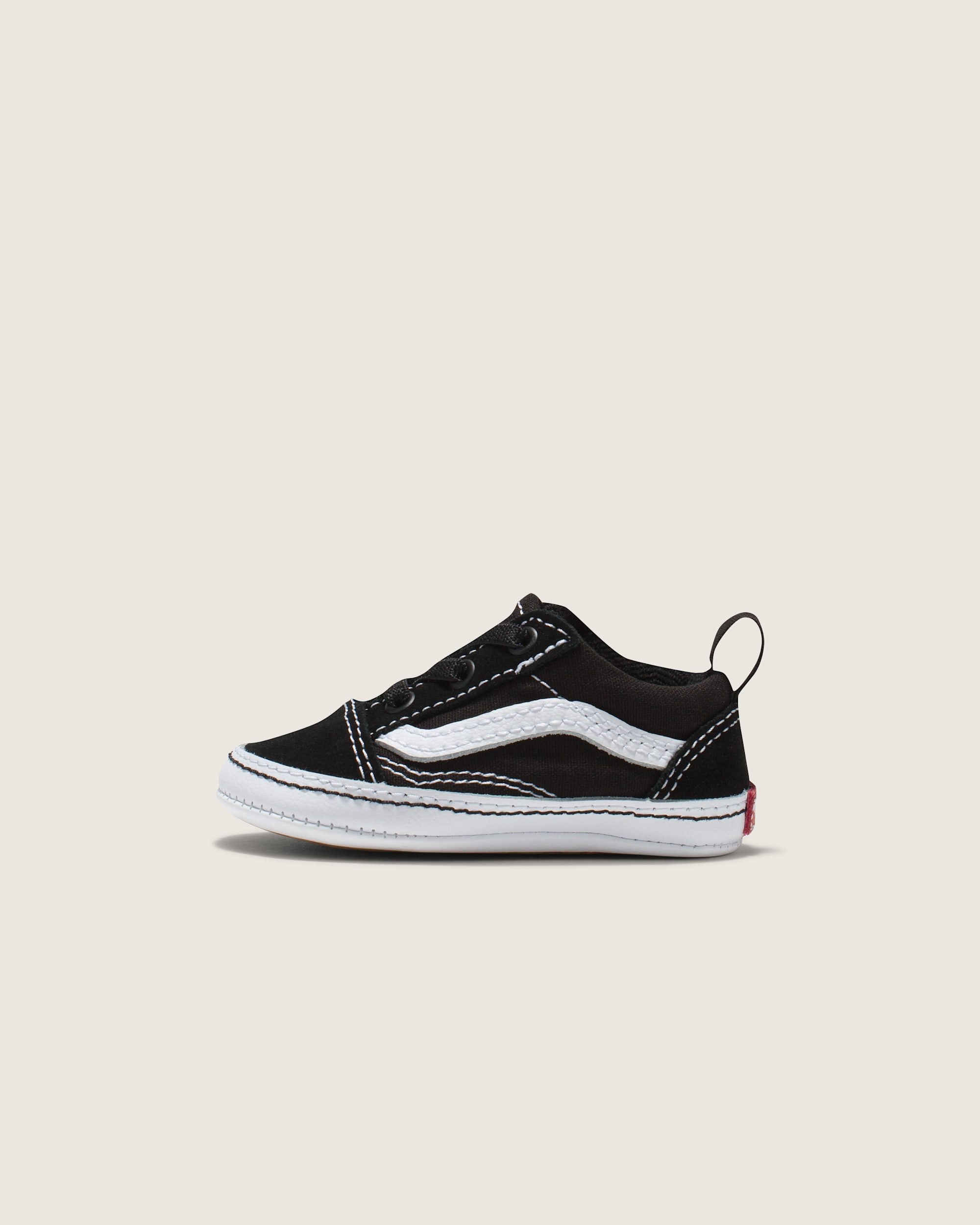 Infant Old Skool Crib Shoe VANS Black  True White HERO