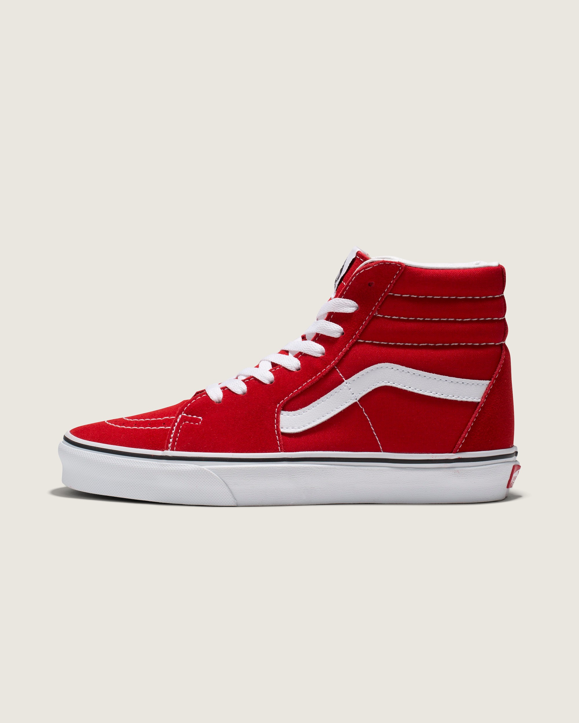 Sk8Hi Shoe VANS Racing Red  True White HERO