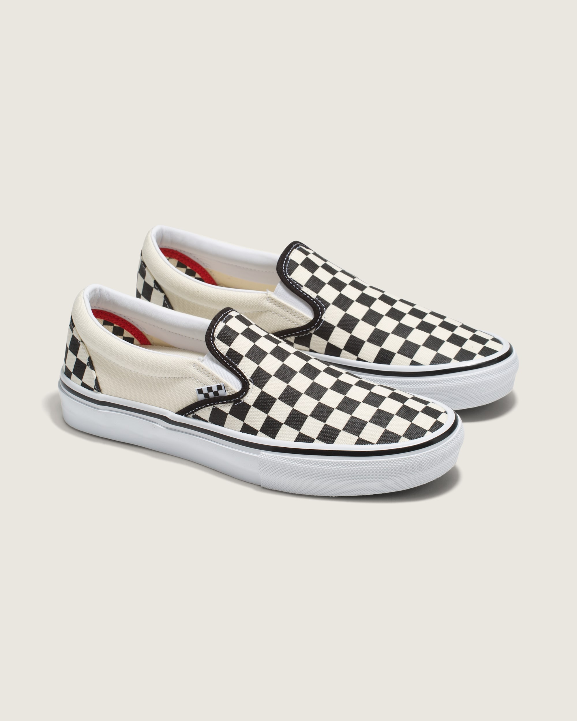 Skate SlipOn Checkerboard Shoe VANS Checkerboard Black  Off White ALT1