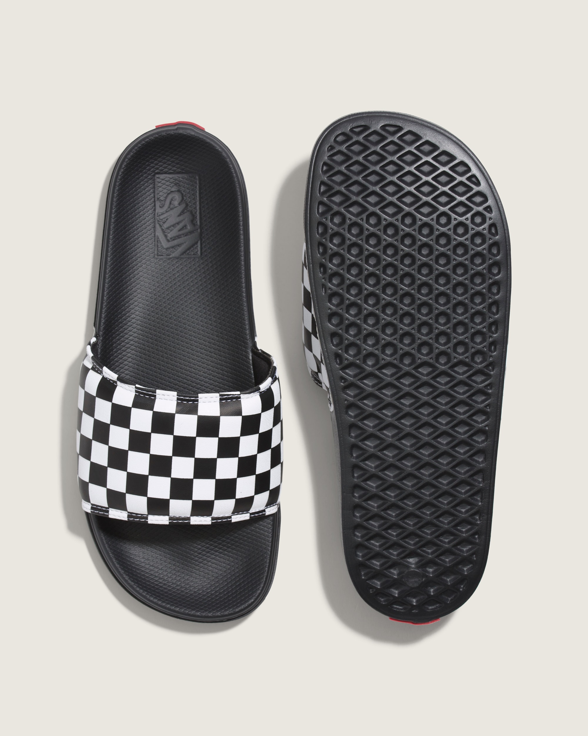 La Costa Checkerboard SlideOn Sandal VANS Black  True White ALT2